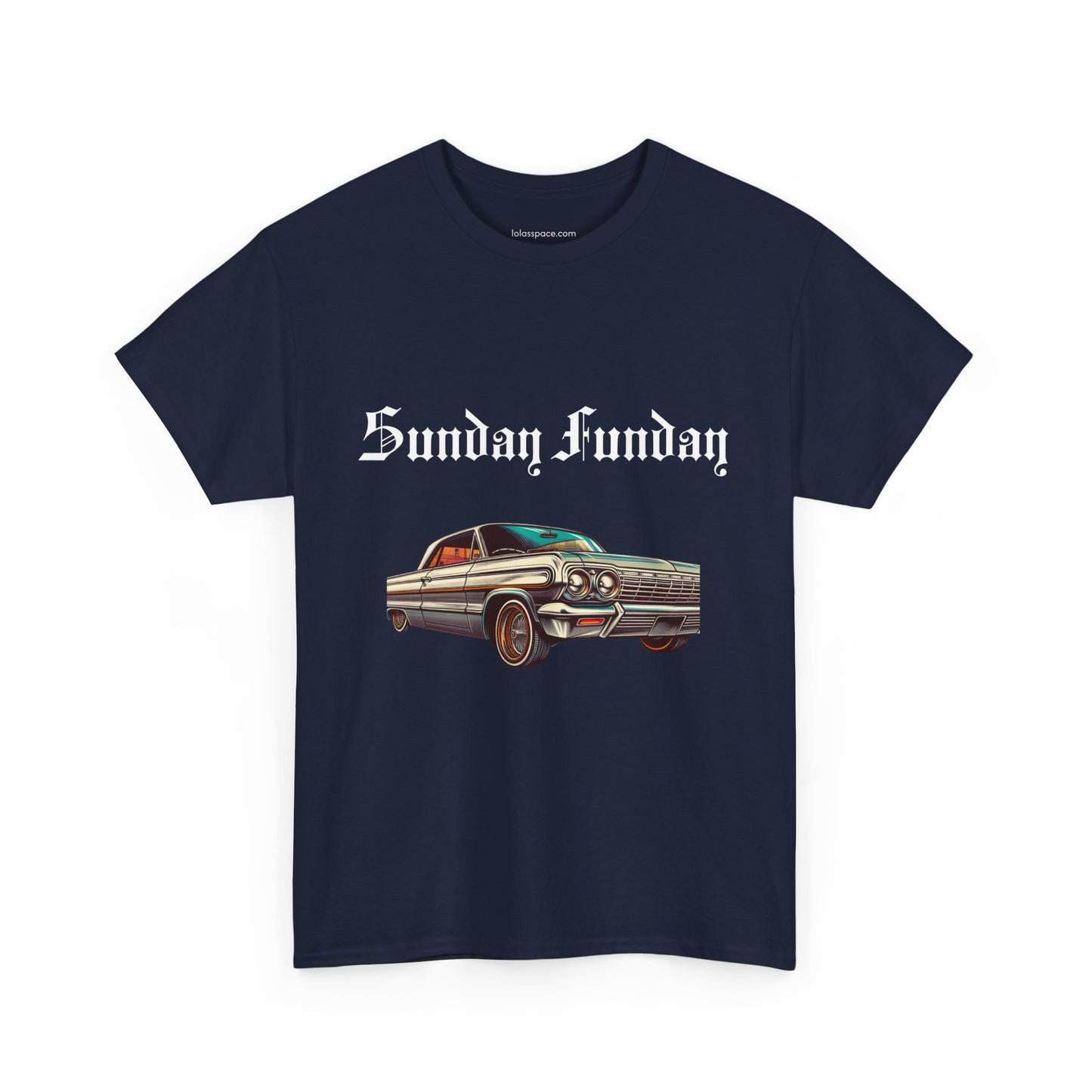 Sunday Funday Lowrider Unisex Heavy Cotton Tee