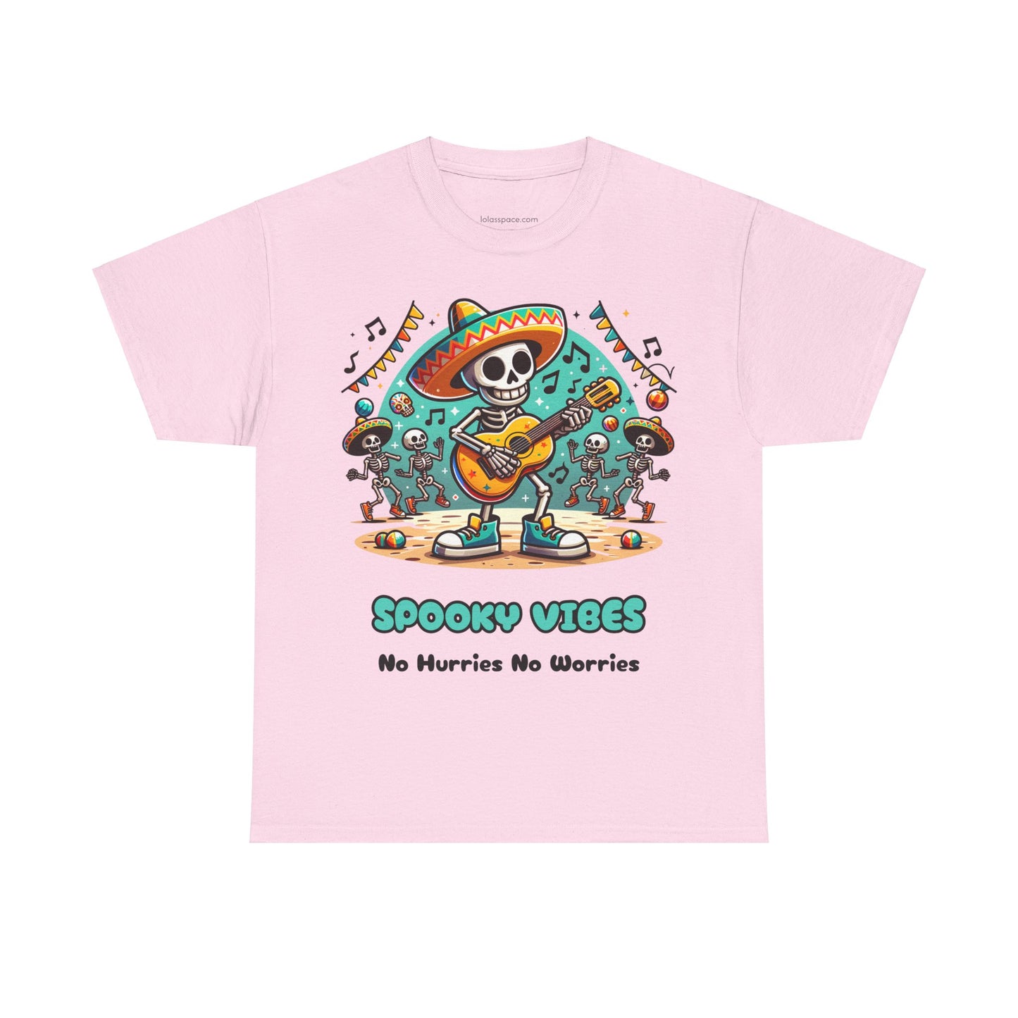 Halloween Spooky Vibes Unisex Heavy Cotton Tee
