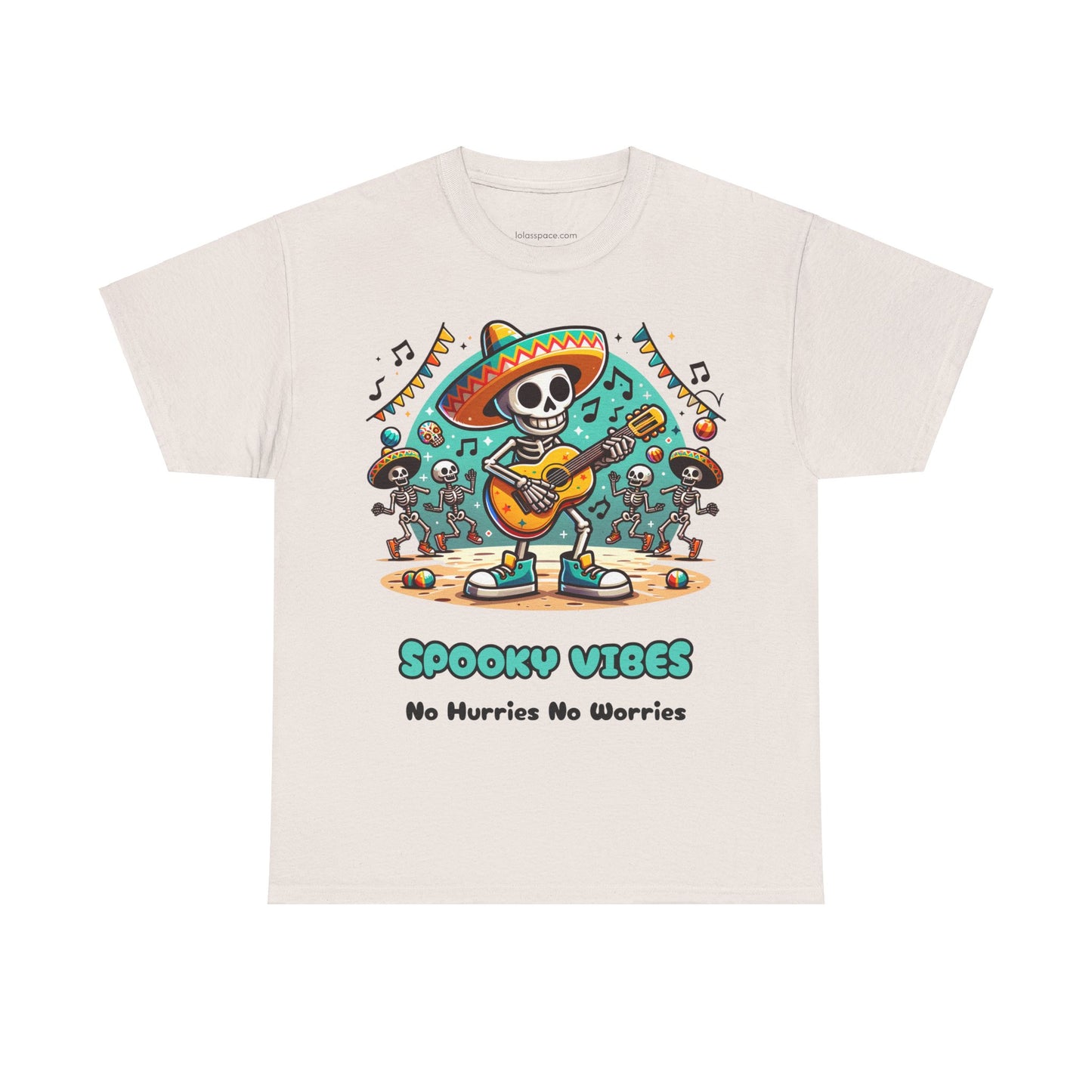 Halloween Spooky Vibes Unisex Heavy Cotton Tee