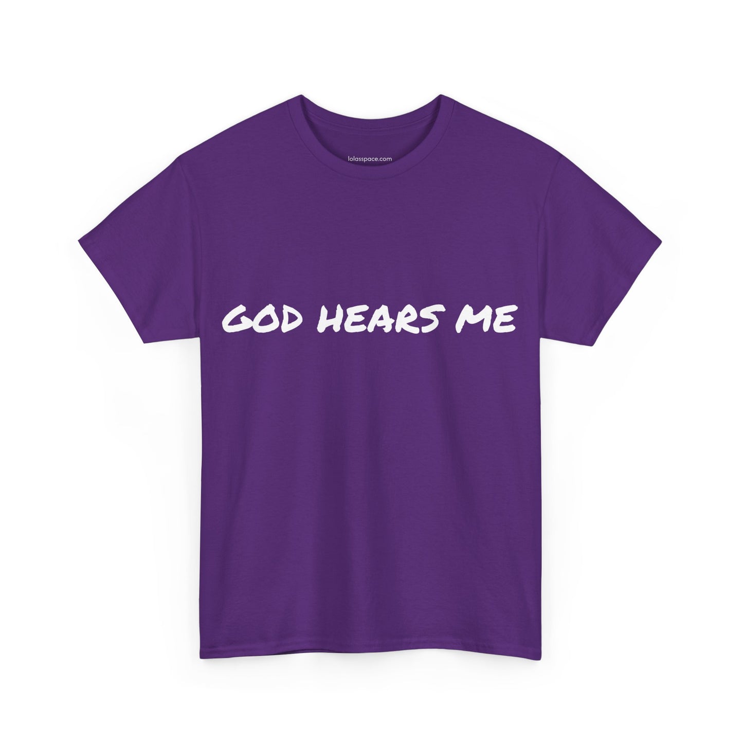 God Hears Me Unisex Heavy Cotton Tee