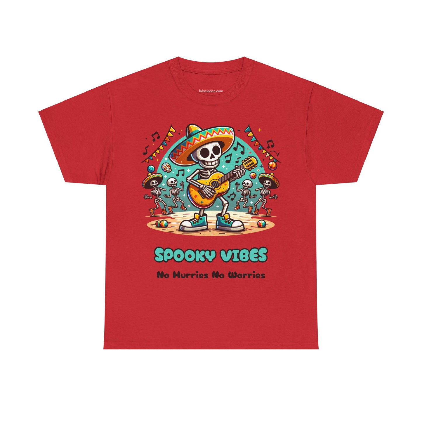 Halloween Spooky Vibes Unisex Heavy Cotton Tee