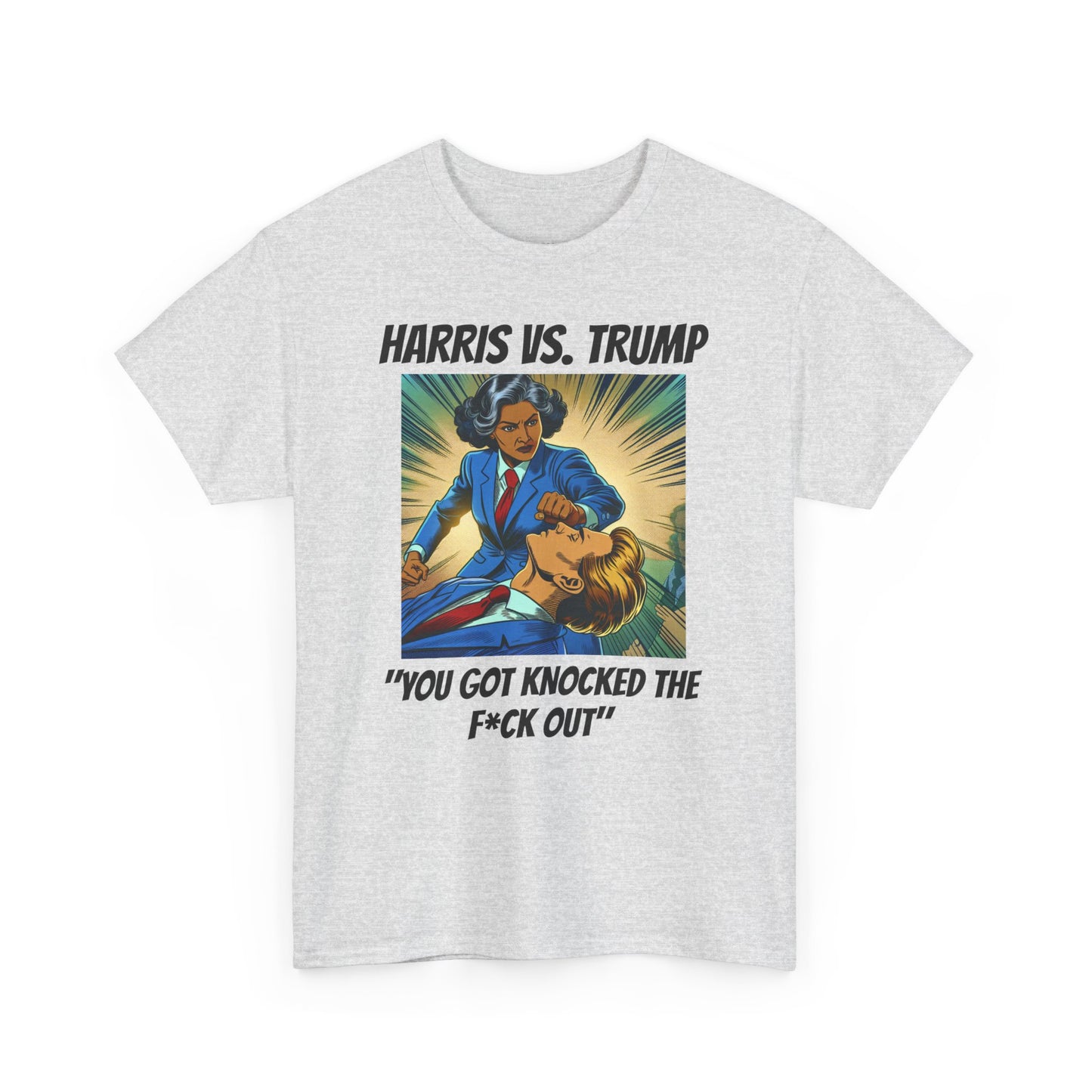 Harris vs Trump Unisex Heavy Cotton Tee
