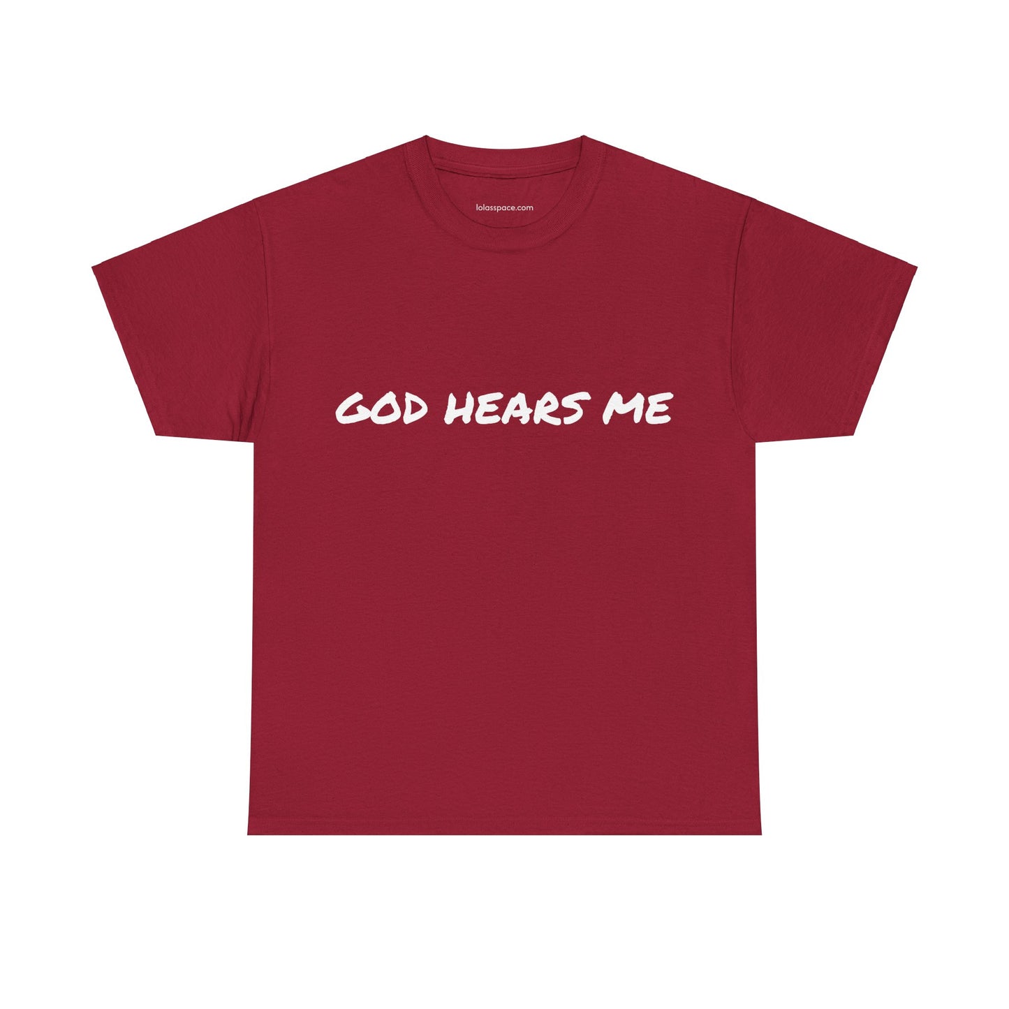 God Hears Me Unisex Heavy Cotton Tee