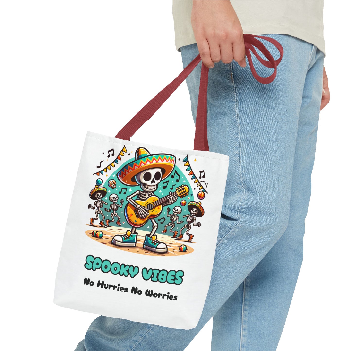 Spooky Vibes Tote Bag – Halloween Gothic Carryall