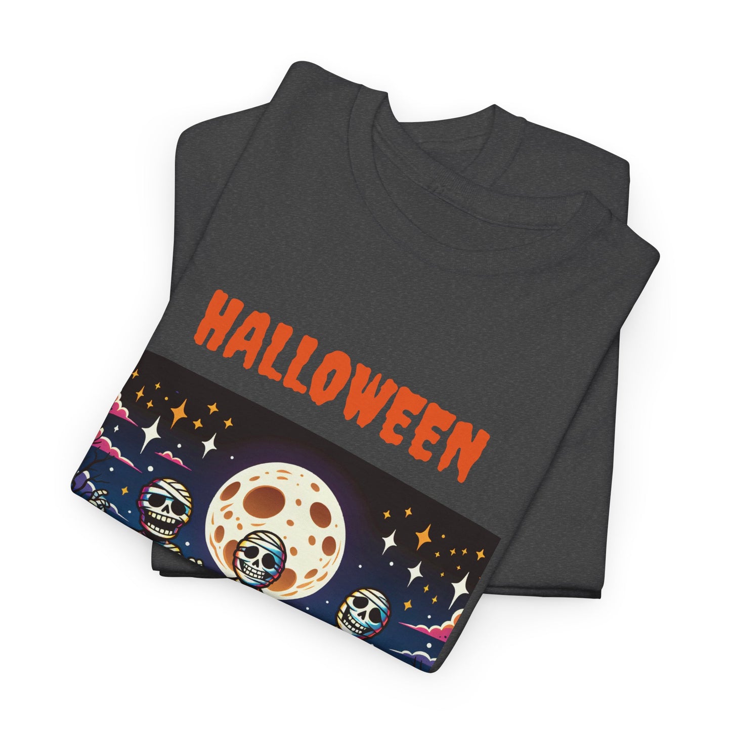 Halloween Graveyard Party Unisex Heavy Cotton Tee