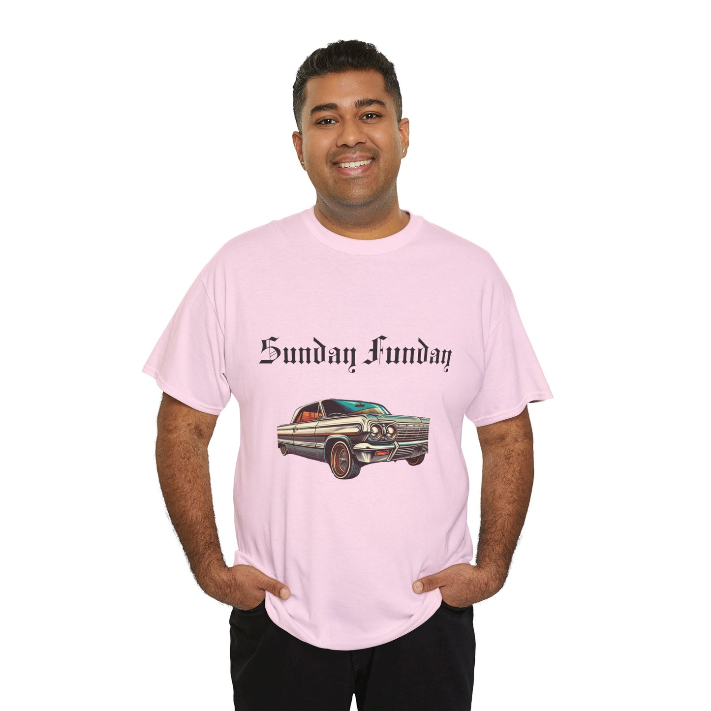 Sunday Funday Lowrider Unisex Heavy Cotton Tee