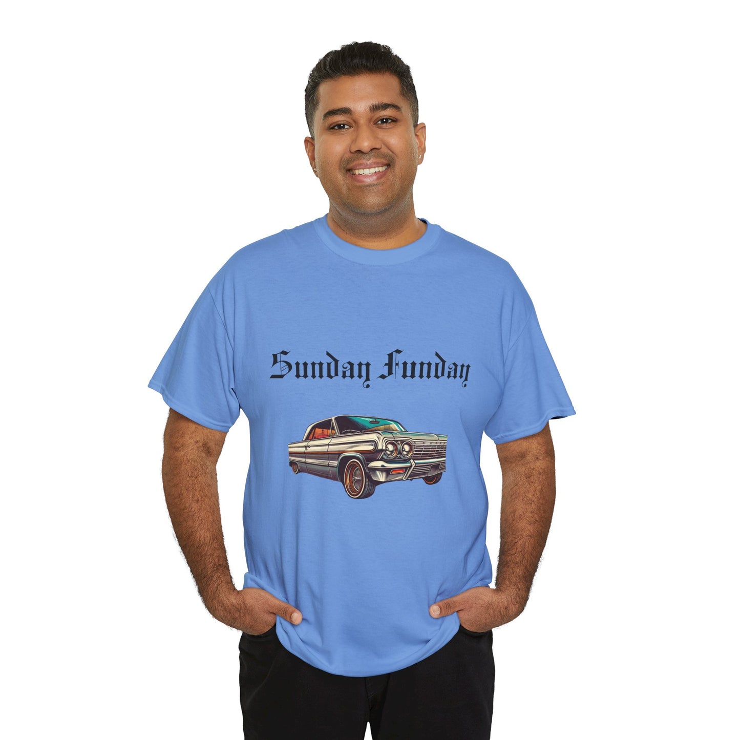 Sunday Funday Lowrider Unisex Heavy Cotton Tee