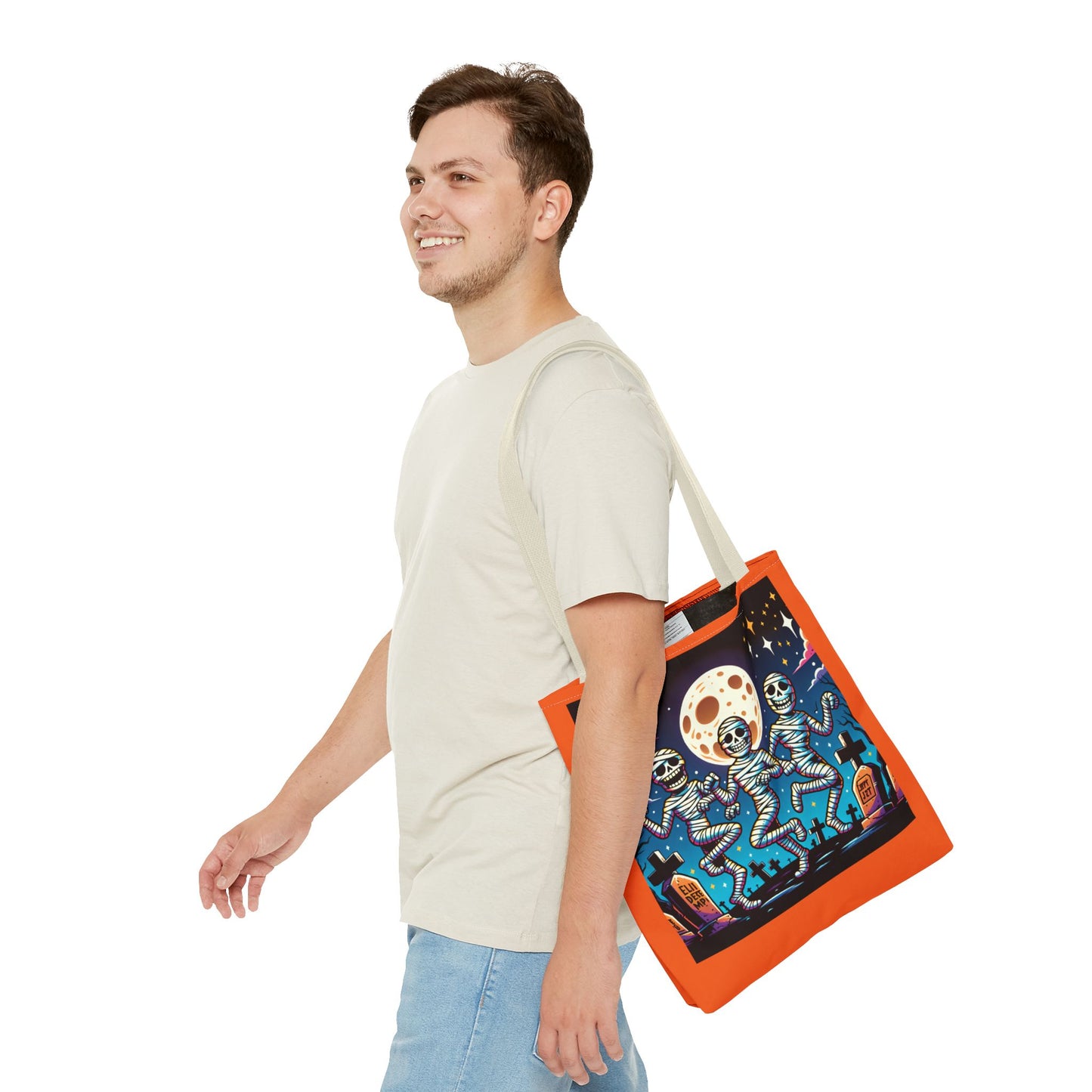 Halloween Dancing Mummies Tote Bag