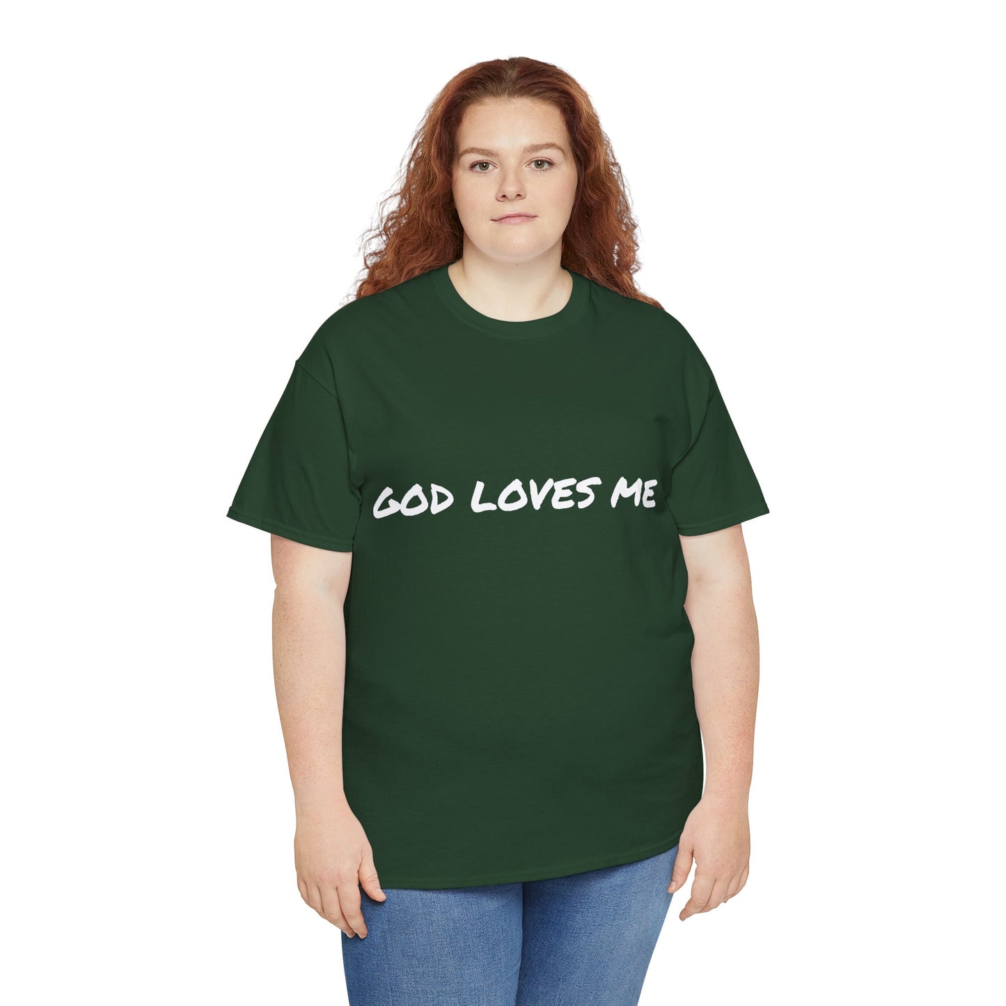 God Loves Me Unisex Heavy Cotton Tee