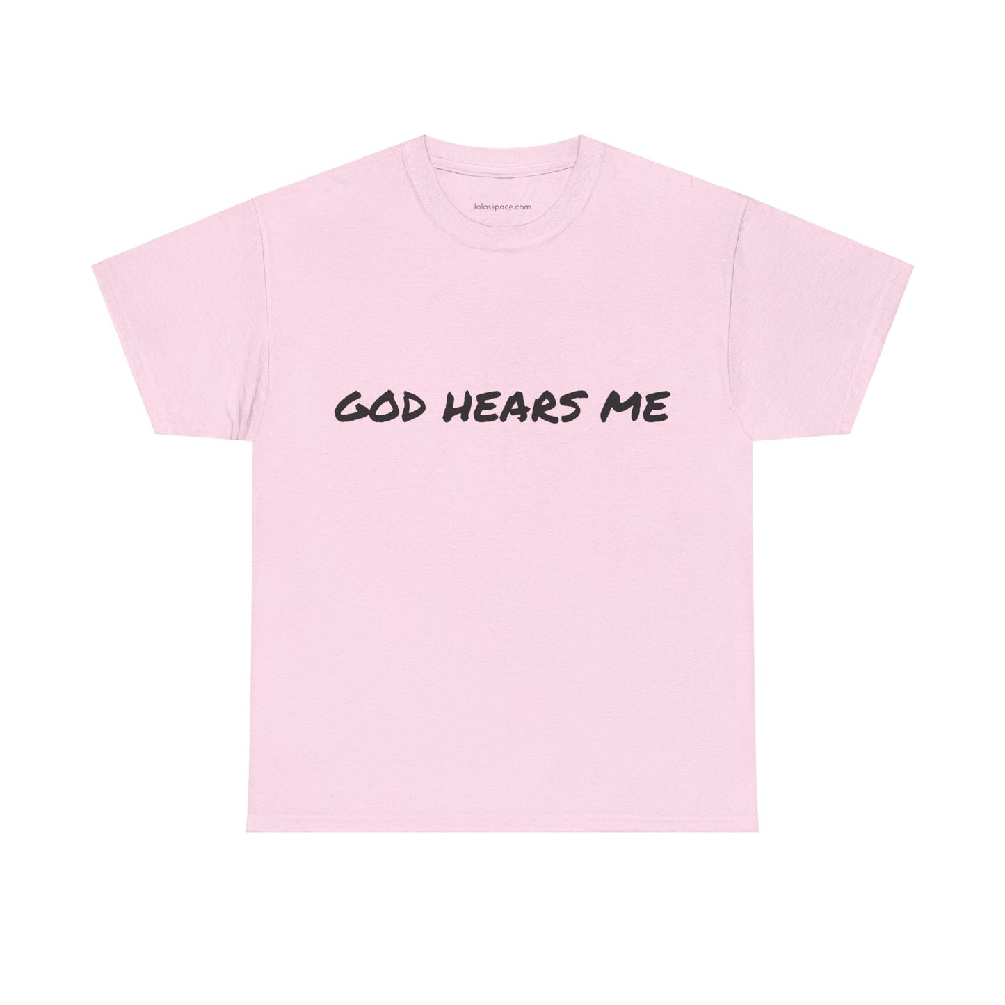 God Hears Me Unisex Heavy Cotton Tee