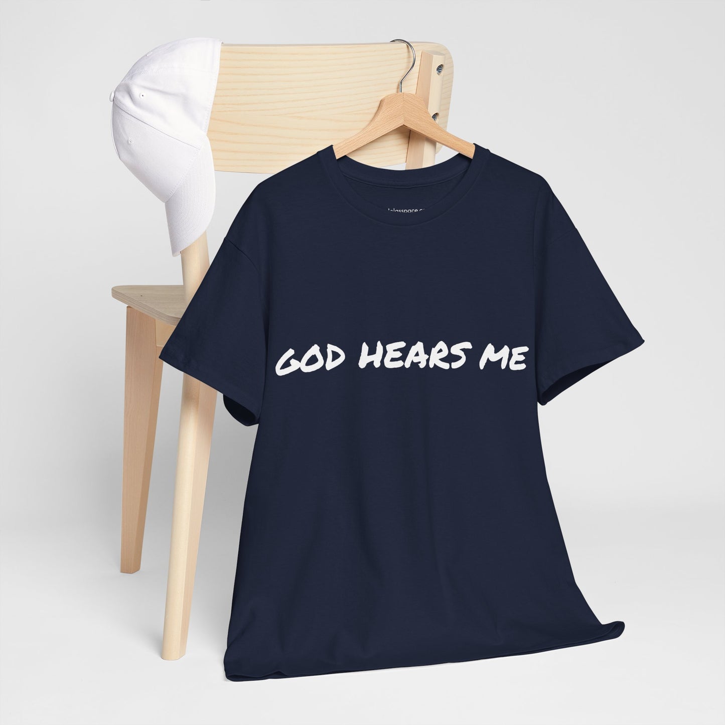 God Hears Me Unisex Heavy Cotton Tee