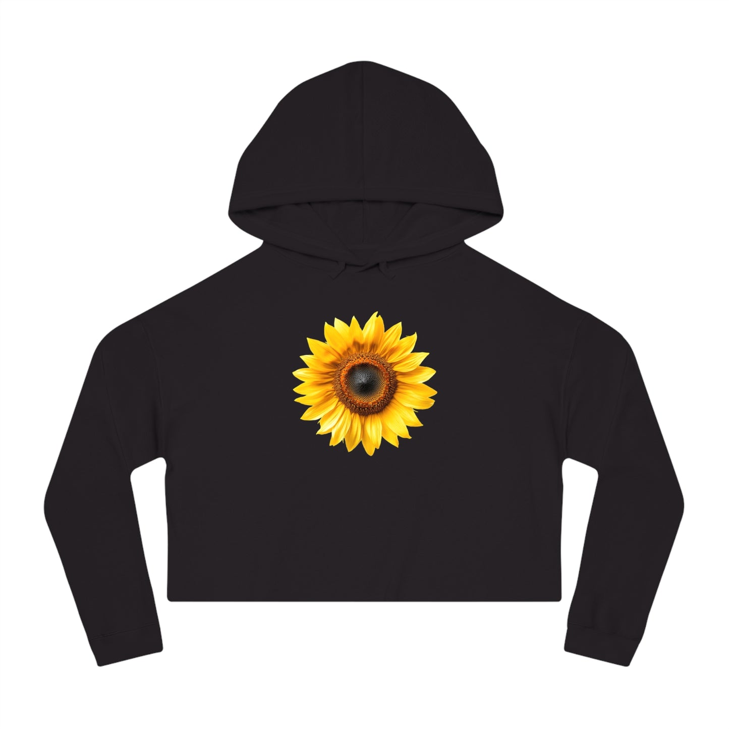 Sunflower Cropped Hoodie