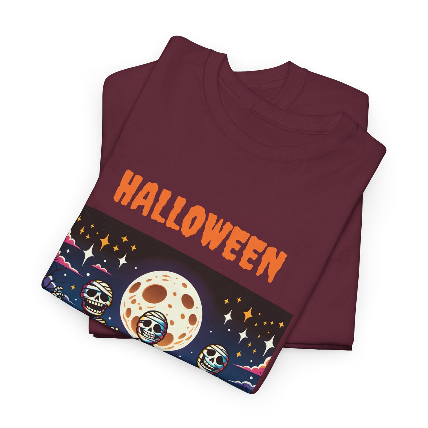 Halloween Graveyard Party Unisex Heavy Cotton Tee