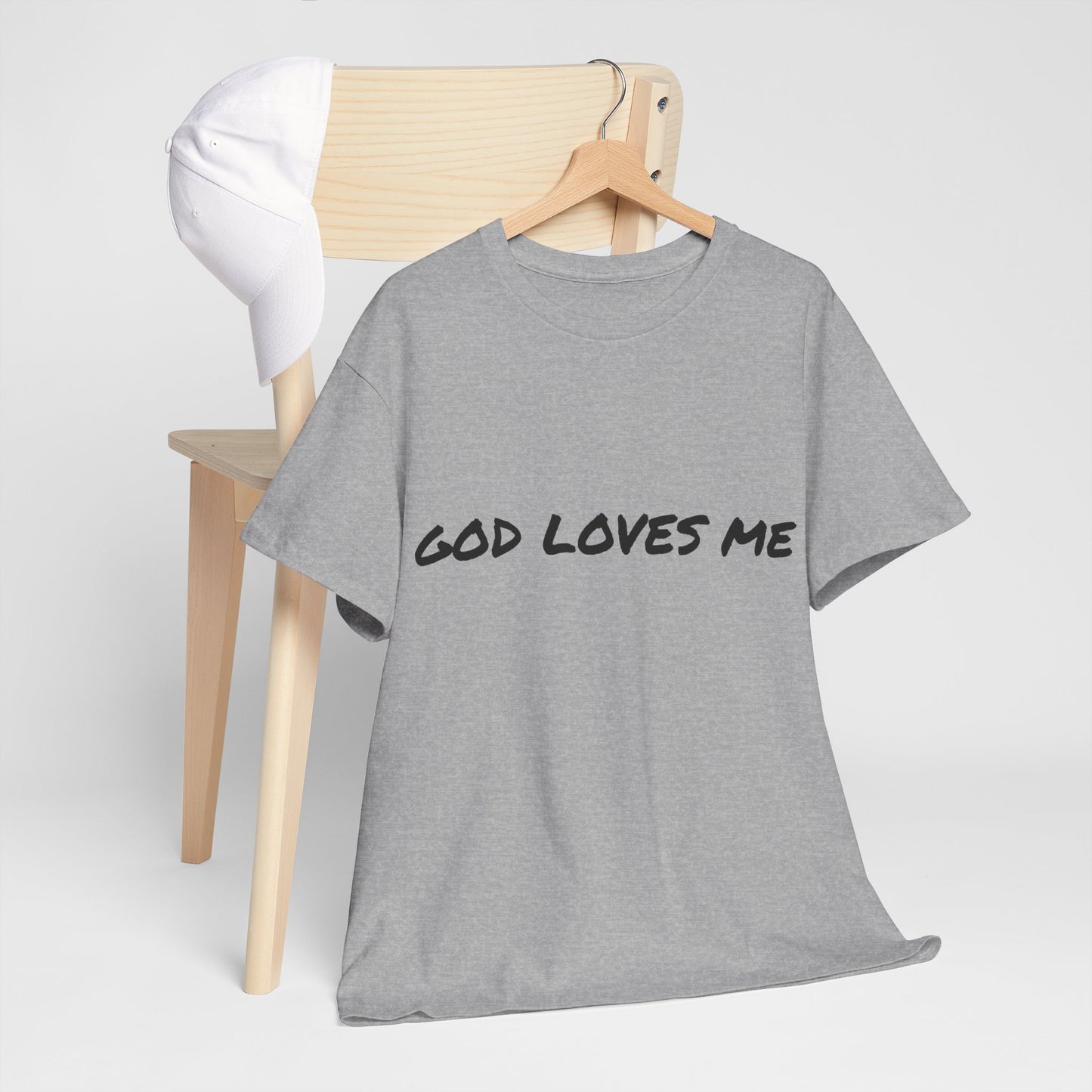 God Loves Me Unisex Heavy Cotton Tee