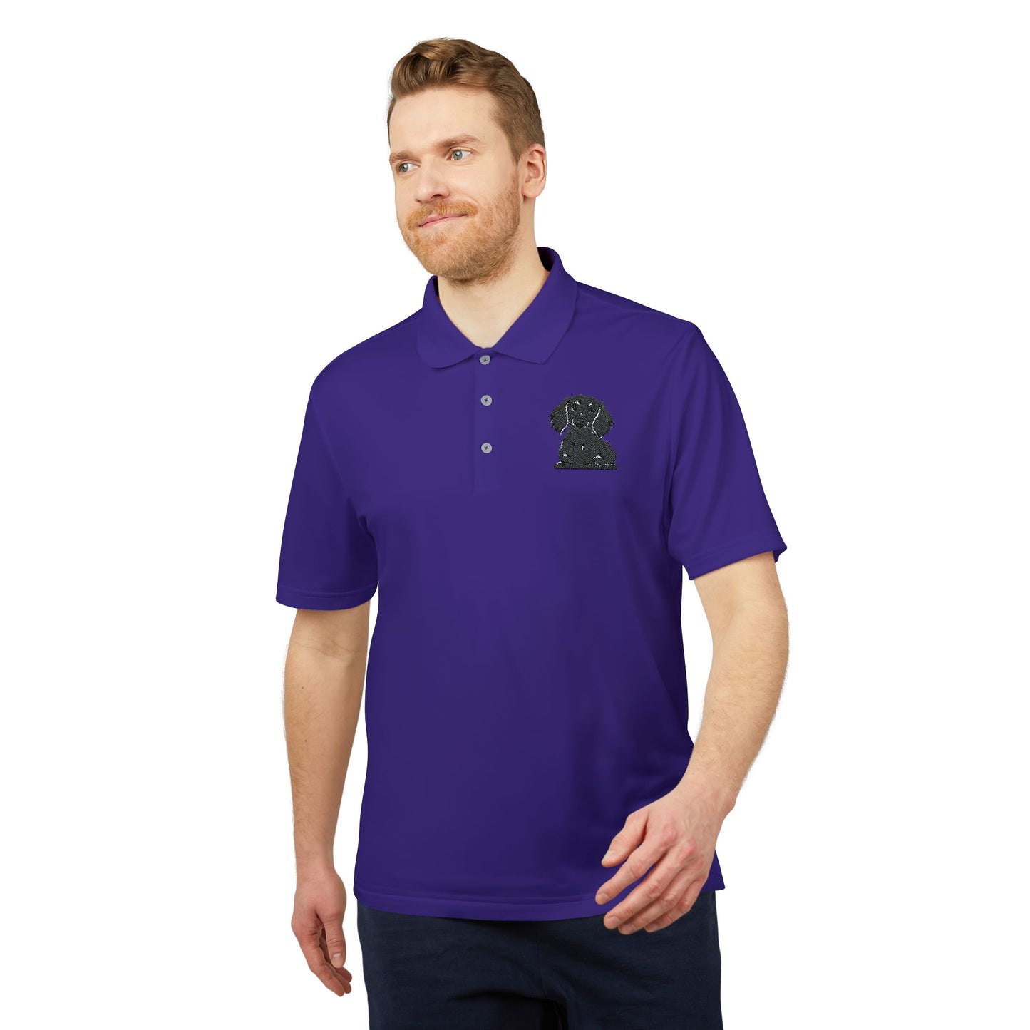 adidas Performance Polo Shirt - Lola's Space Design, Unisex