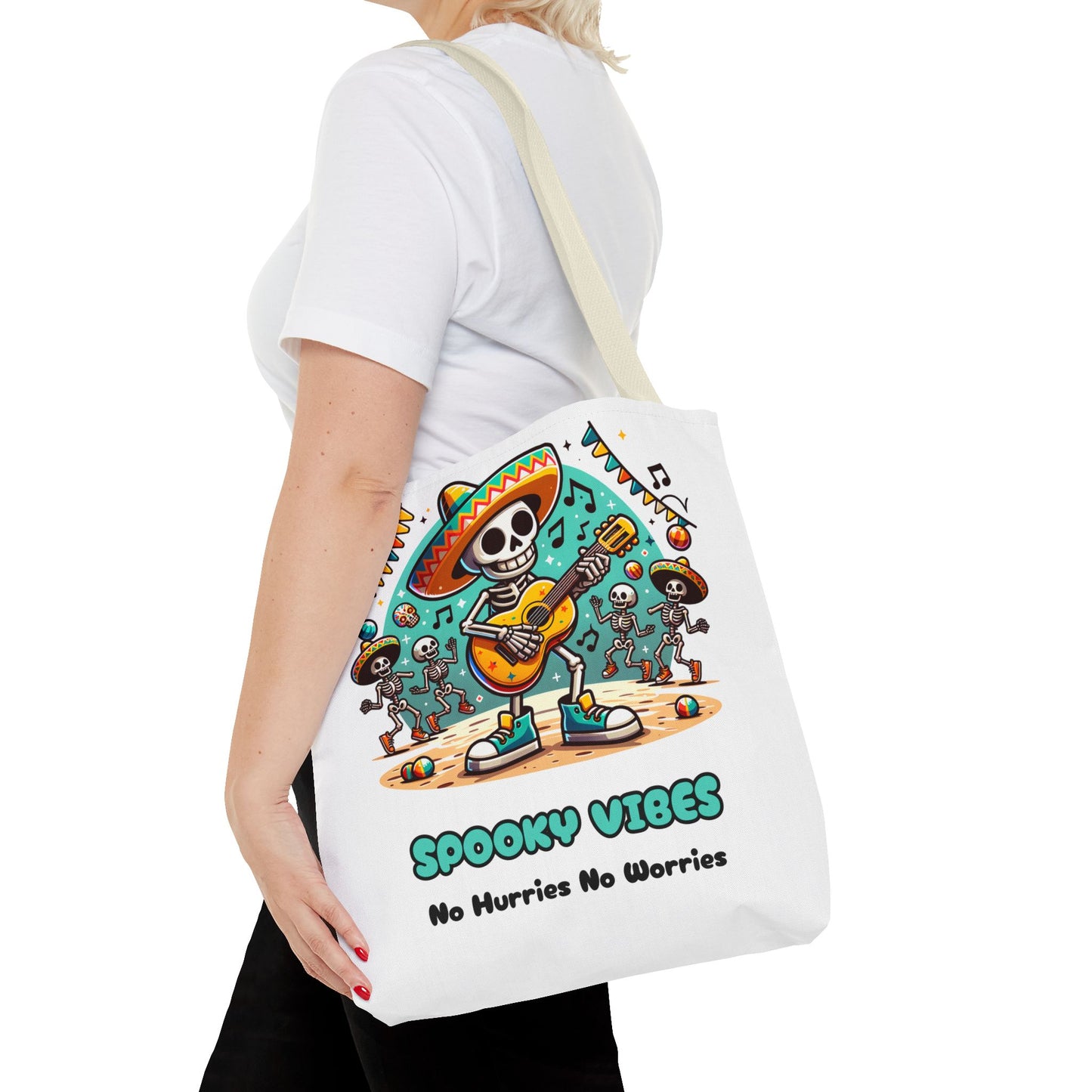 Spooky Vibes Tote Bag – Halloween Gothic Carryall