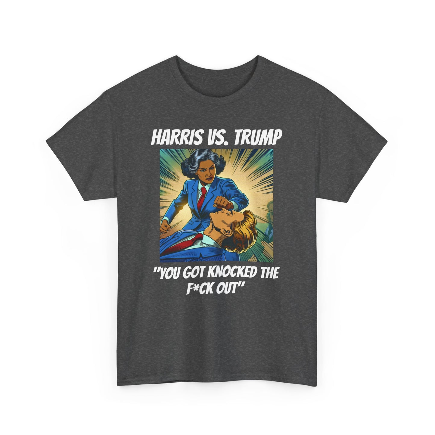 Harris vs Trump Unisex Heavy Cotton Tee