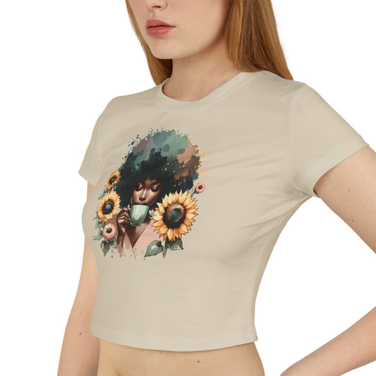 Sunflowers And Coffee T-Shirt for Women