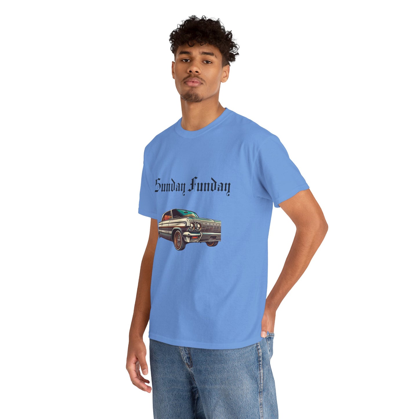 Sunday Funday Lowrider Unisex Heavy Cotton Tee