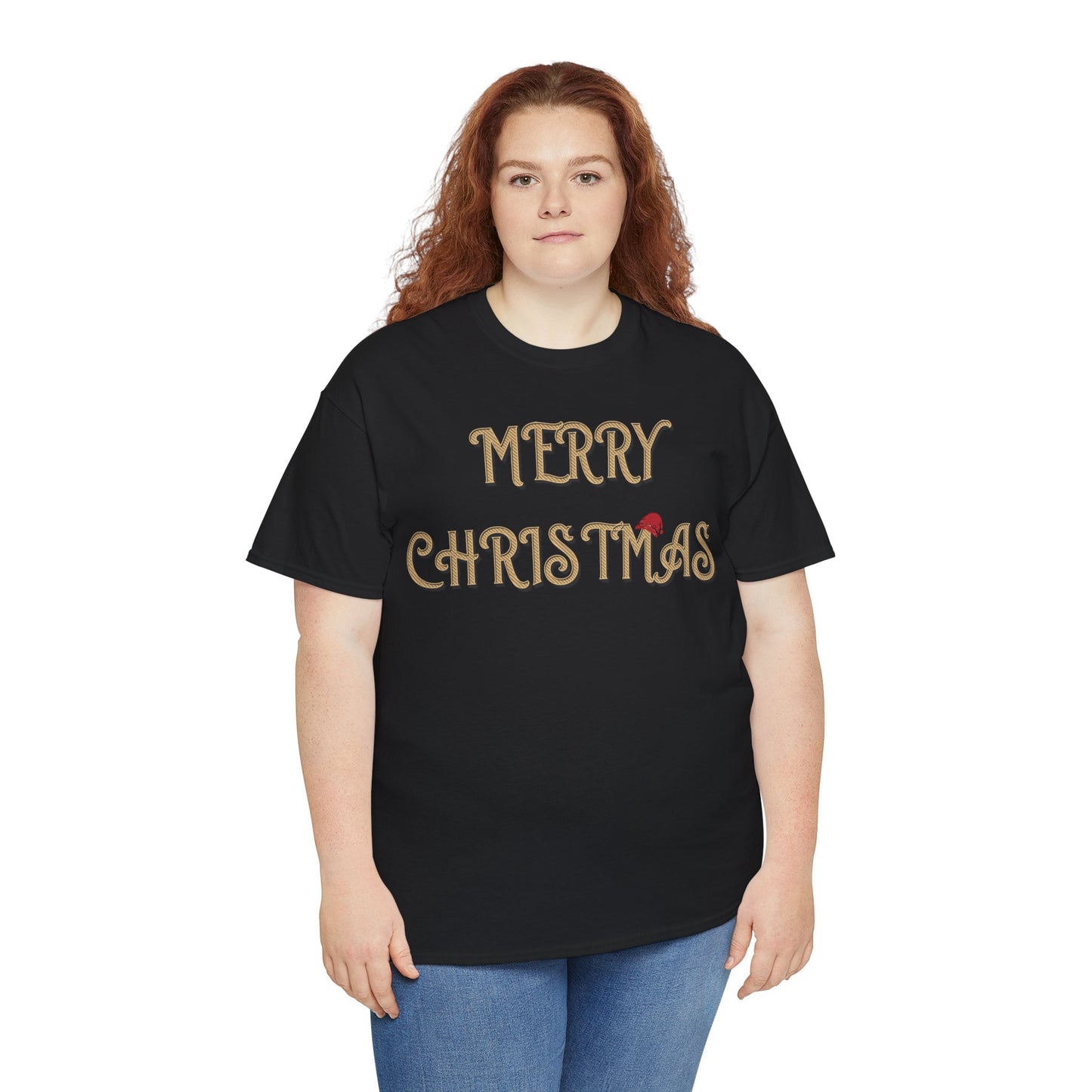 Merry Christmas Unisex Heavy Cotton Tee