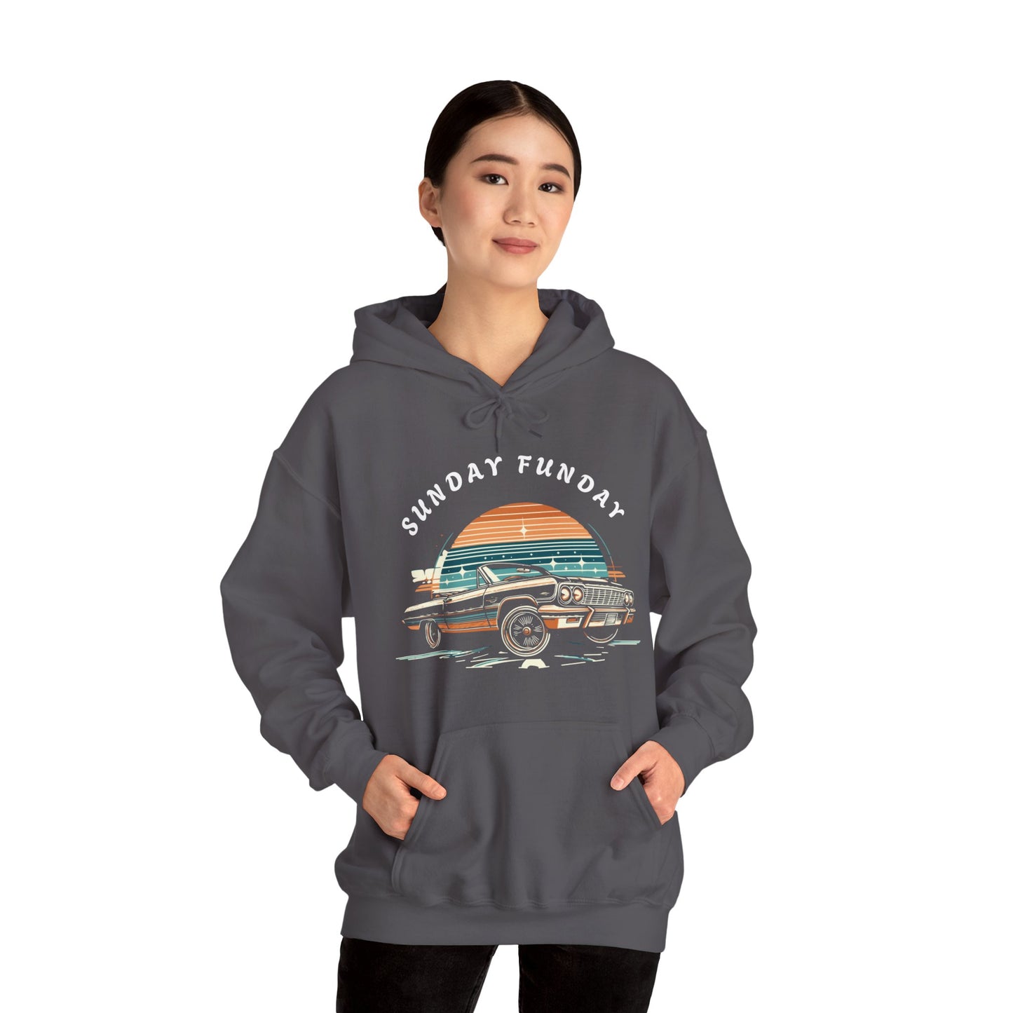 Sunday Funday Lowrider Unisex Heavy Blend™ Hooded Sweatshirt