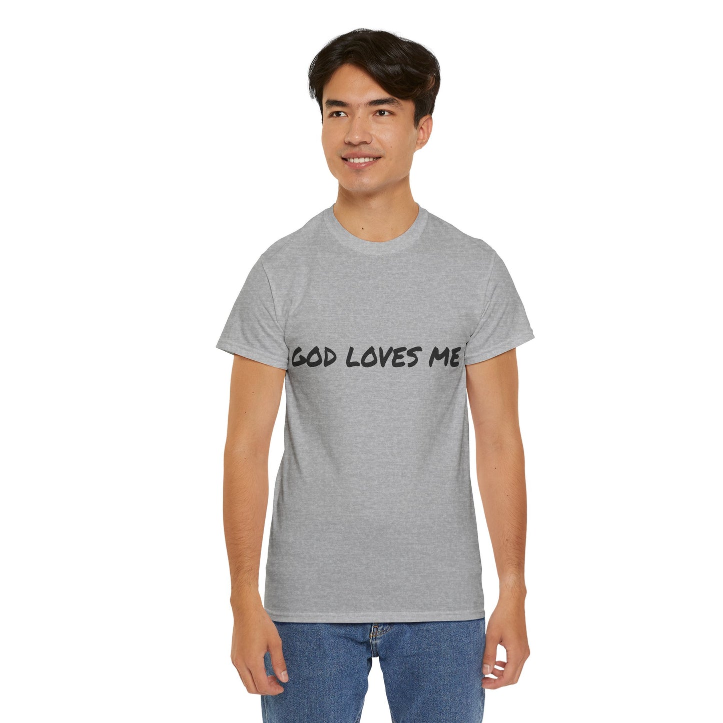 God Loves Me Unisex Heavy Cotton Tee