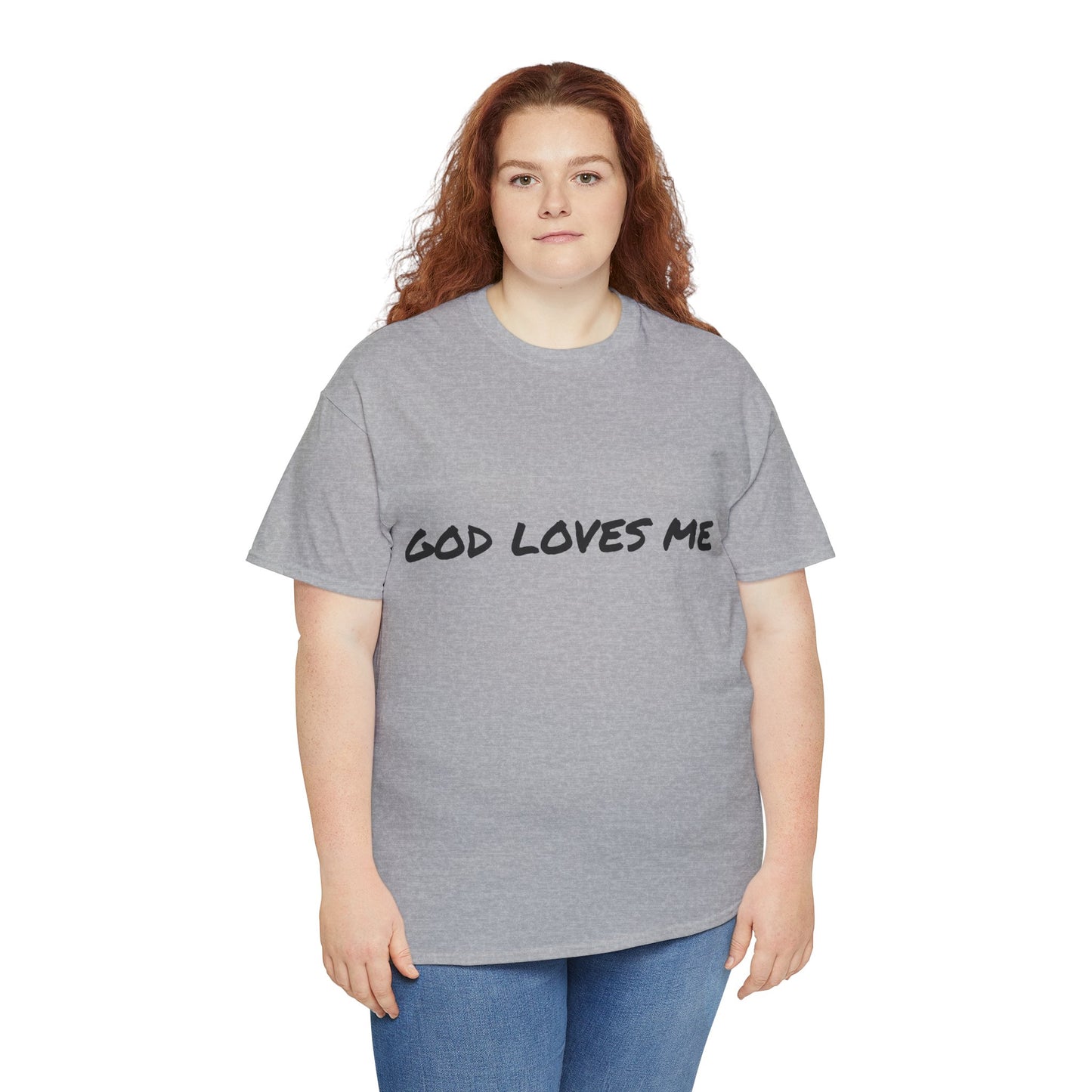 God Loves Me Unisex Heavy Cotton Tee