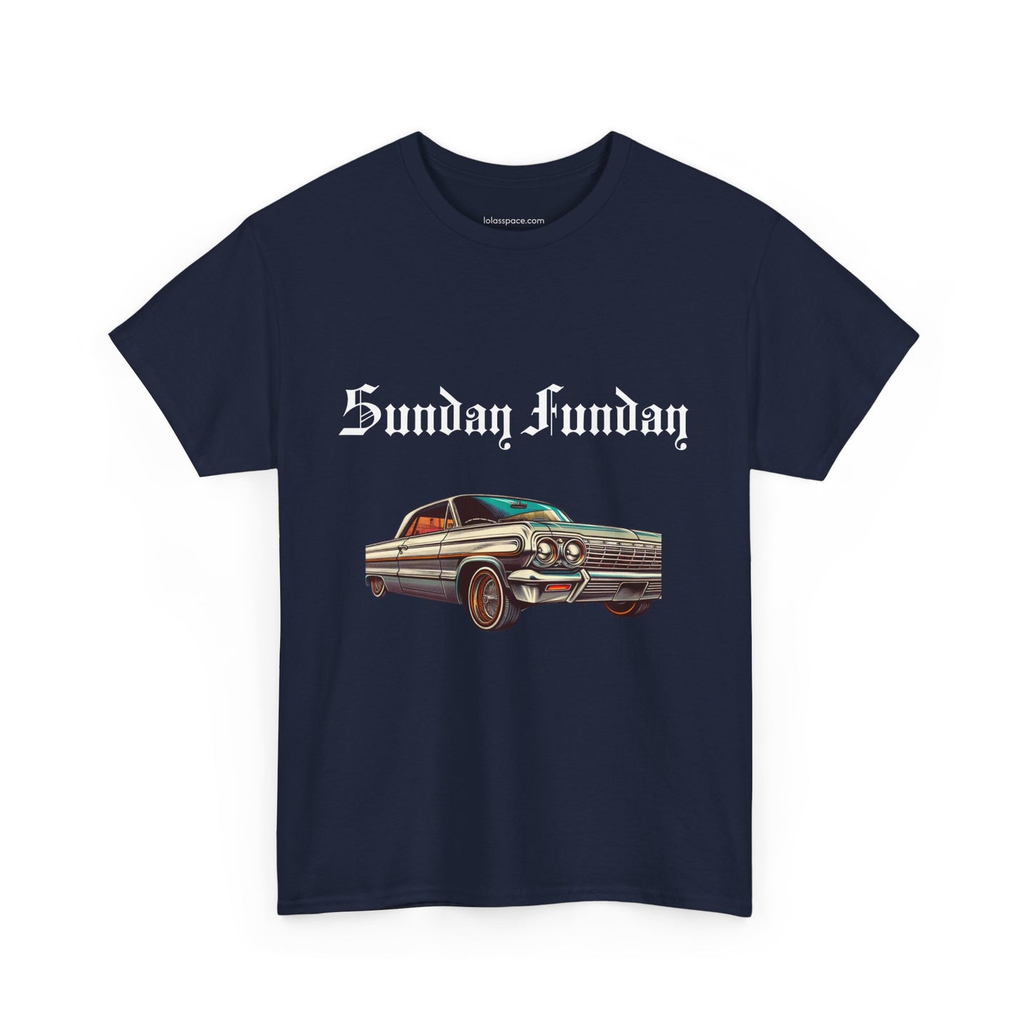 Sunday Funday Lowrider Unisex Heavy Cotton Tee