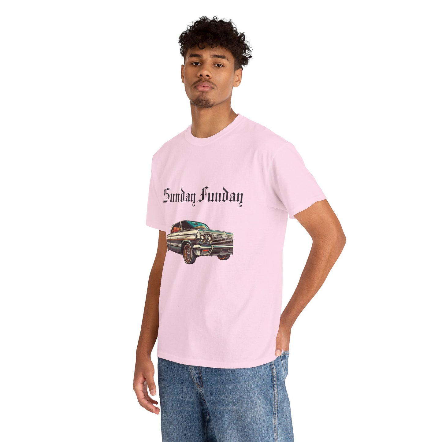 Sunday Funday Lowrider Unisex Heavy Cotton Tee