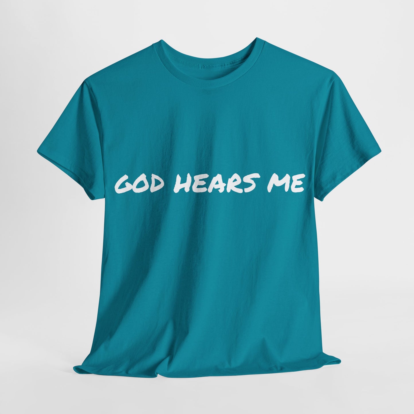 God Hears Me Unisex Heavy Cotton Tee