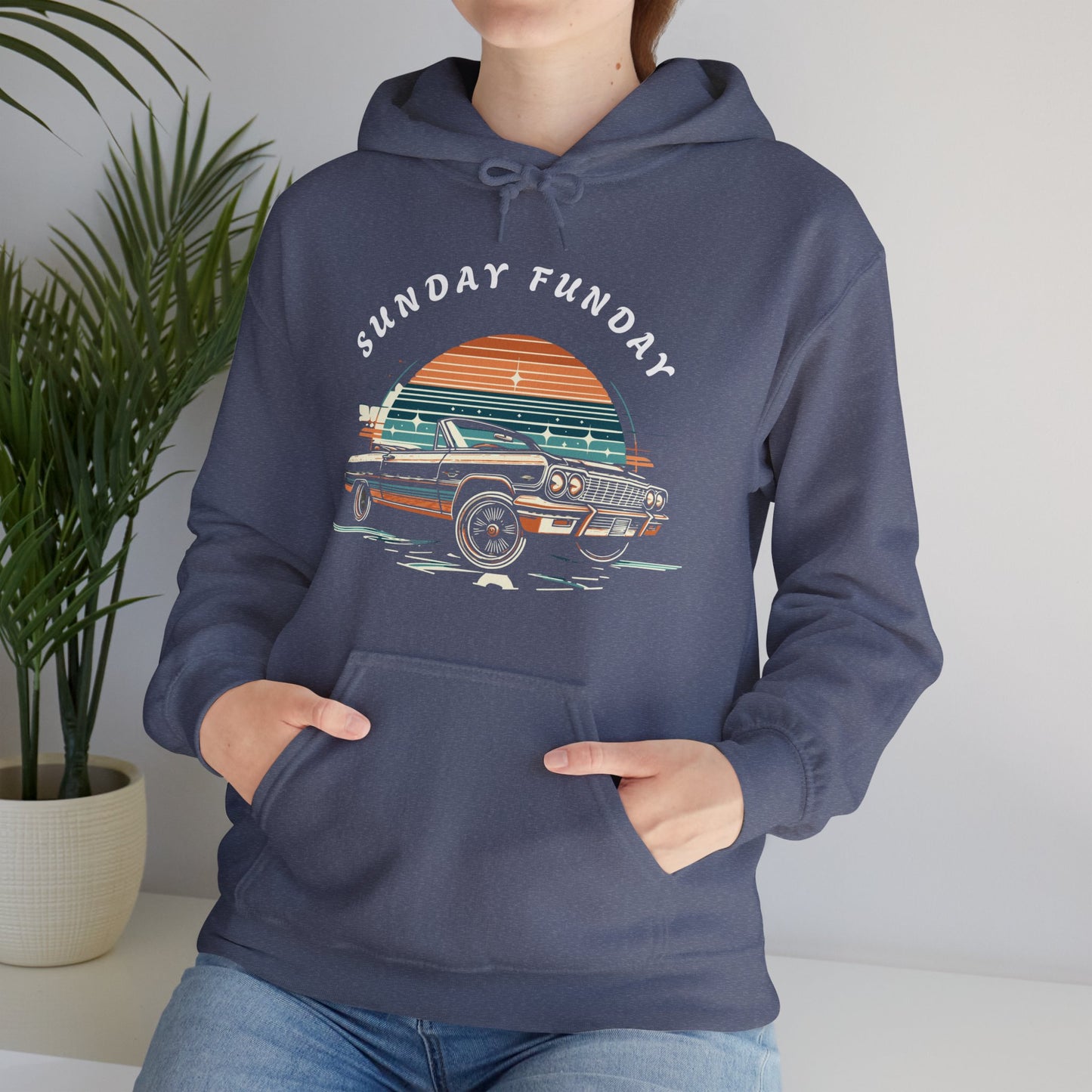 Sunday Funday Lowrider Unisex Heavy Blend™ Hooded Sweatshirt