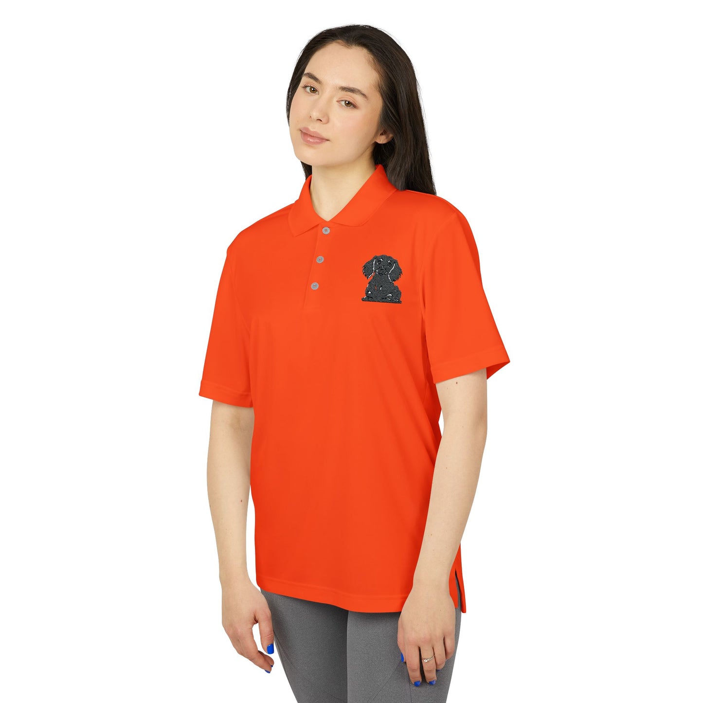 adidas Performance Polo Shirt - Lola's Space Design, Unisex