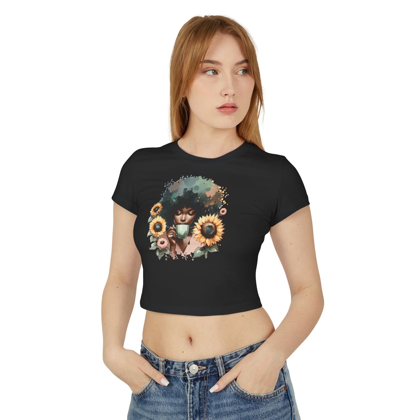 Sunflowers And Coffee T-Shirt for Women