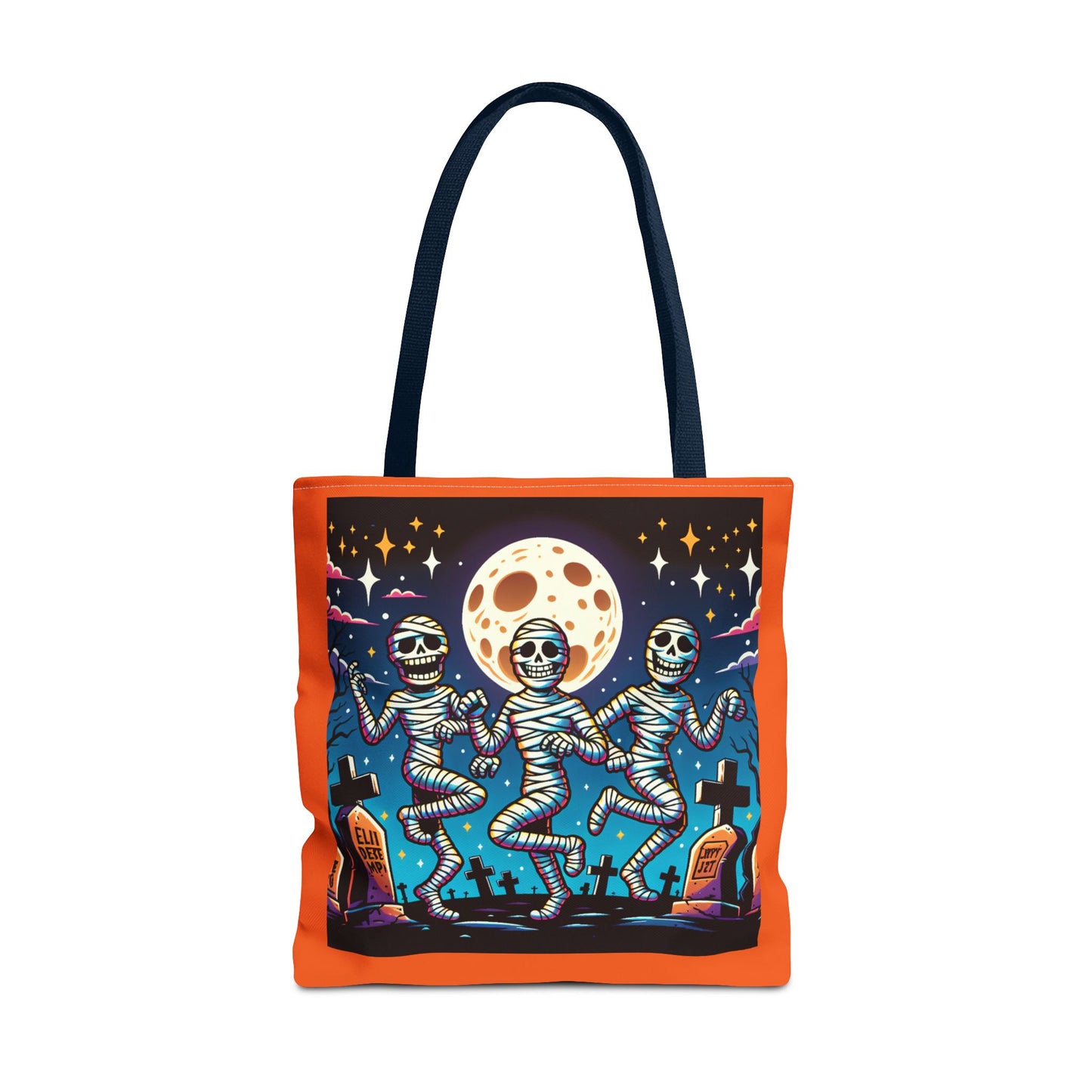 Halloween Dancing Mummies Tote Bag