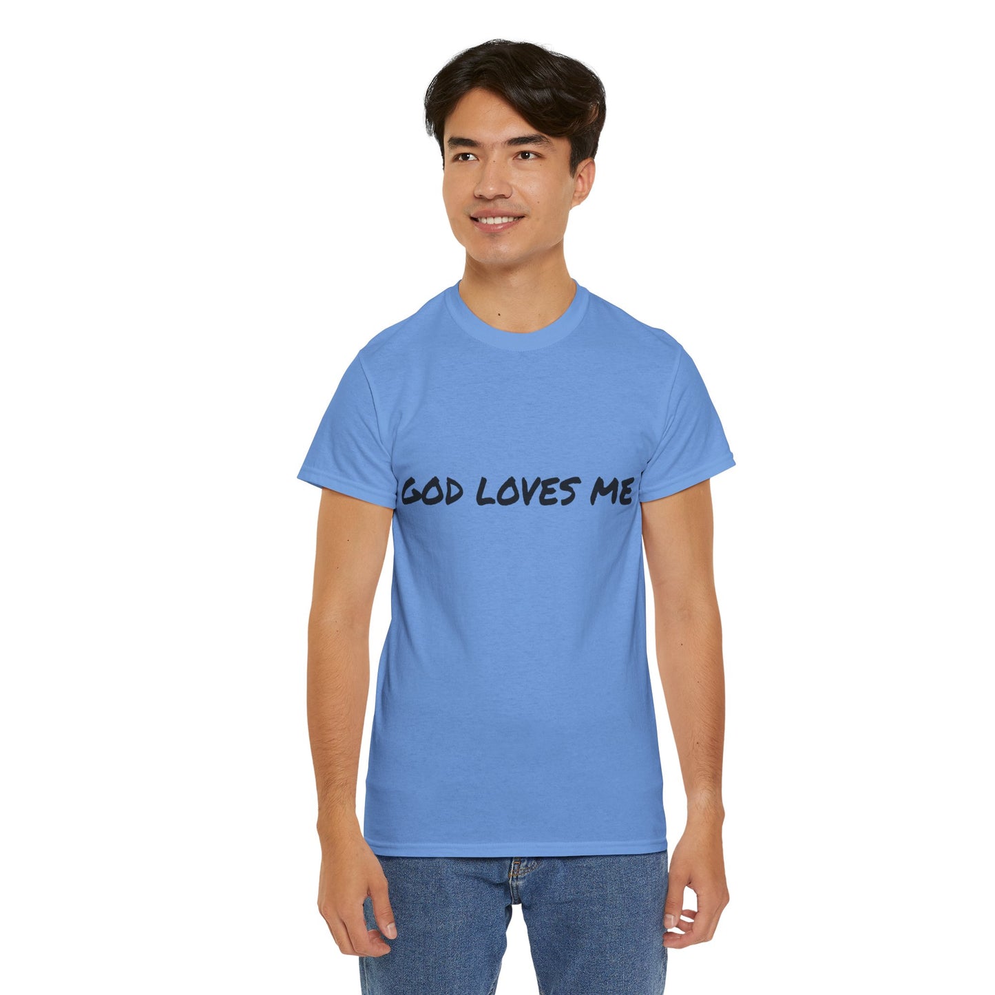 God Loves Me Unisex Heavy Cotton Tee