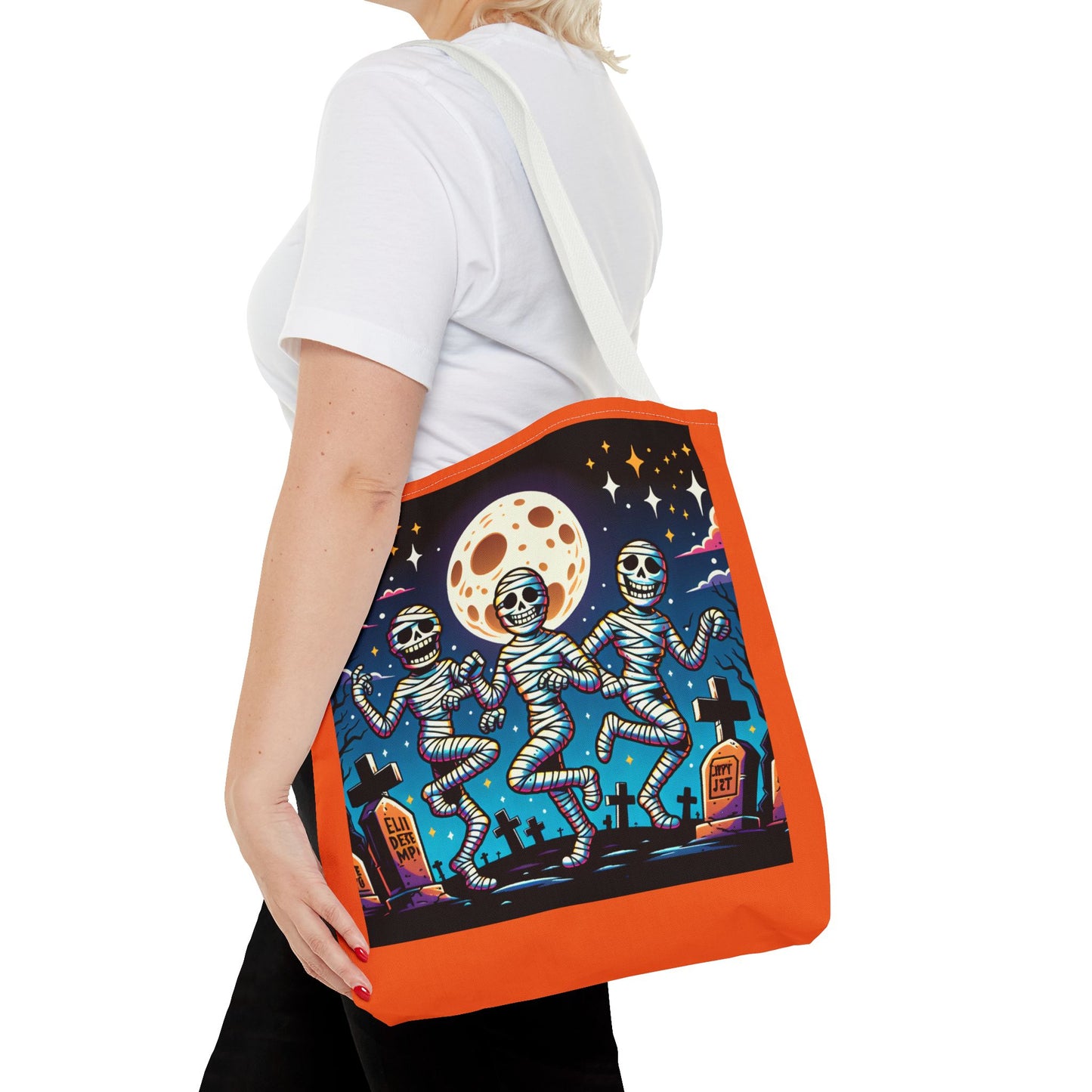 Halloween Dancing Mummies Tote Bag