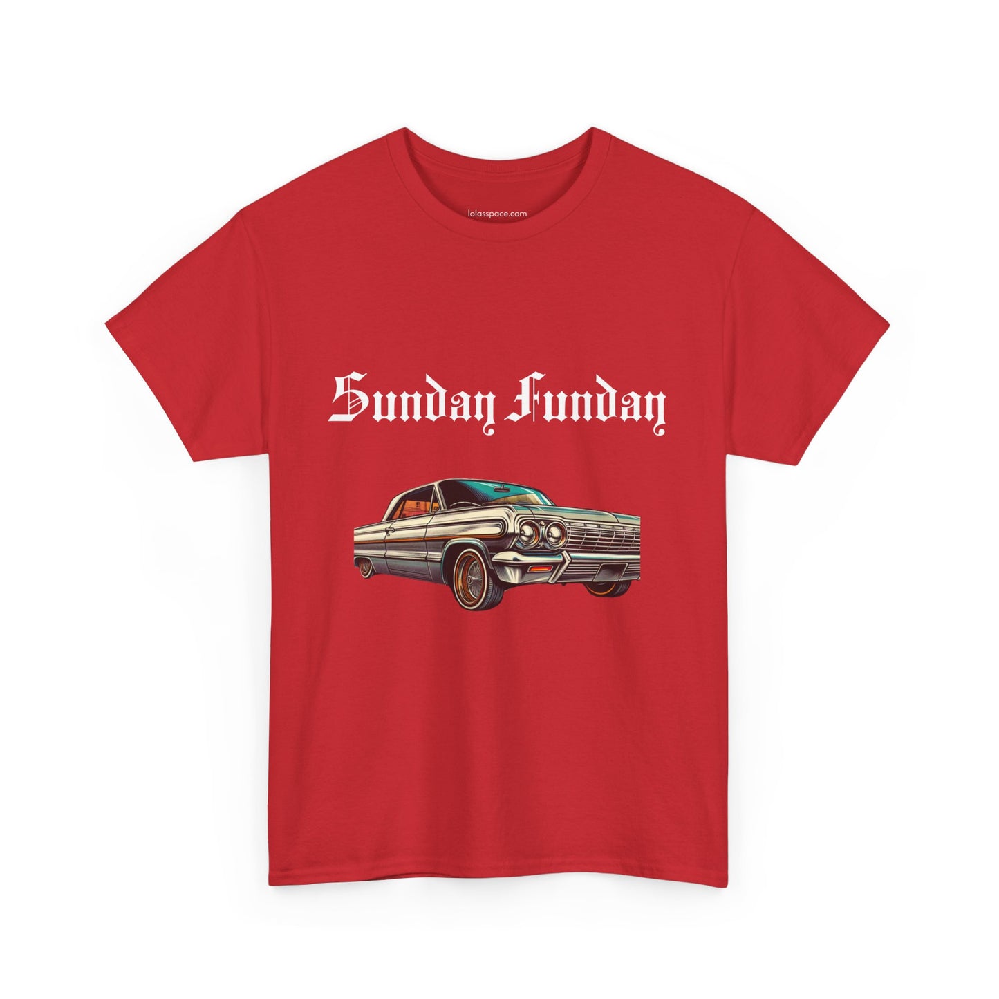 Sunday Funday Lowrider Unisex Heavy Cotton Tee