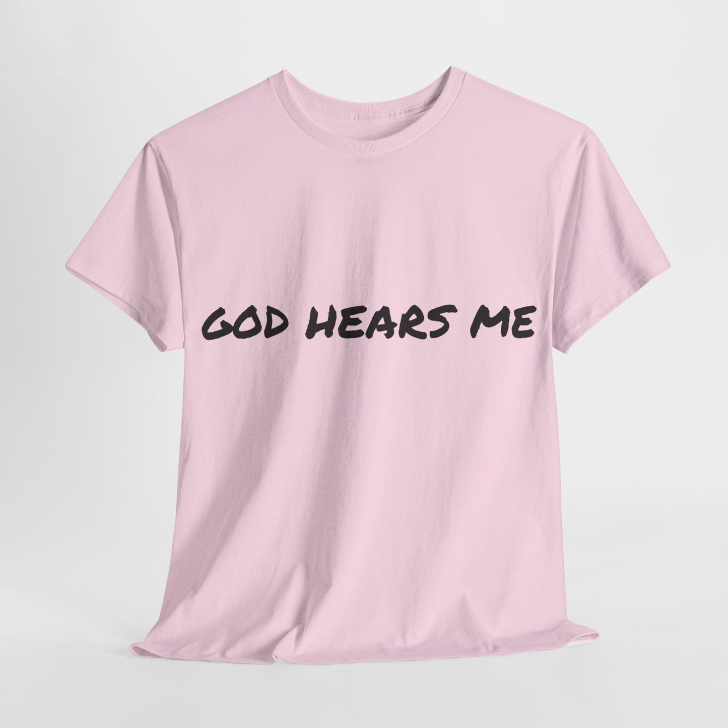 God Hears Me Unisex Heavy Cotton Tee