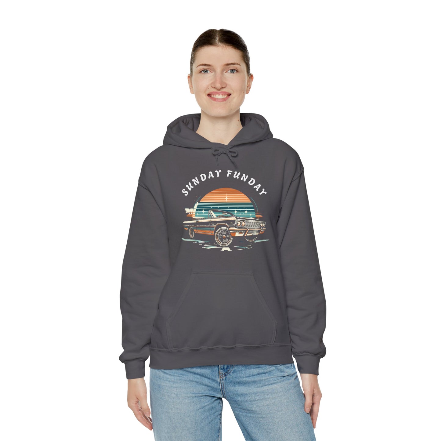 Sunday Funday Lowrider Unisex Heavy Blend™ Hooded Sweatshirt