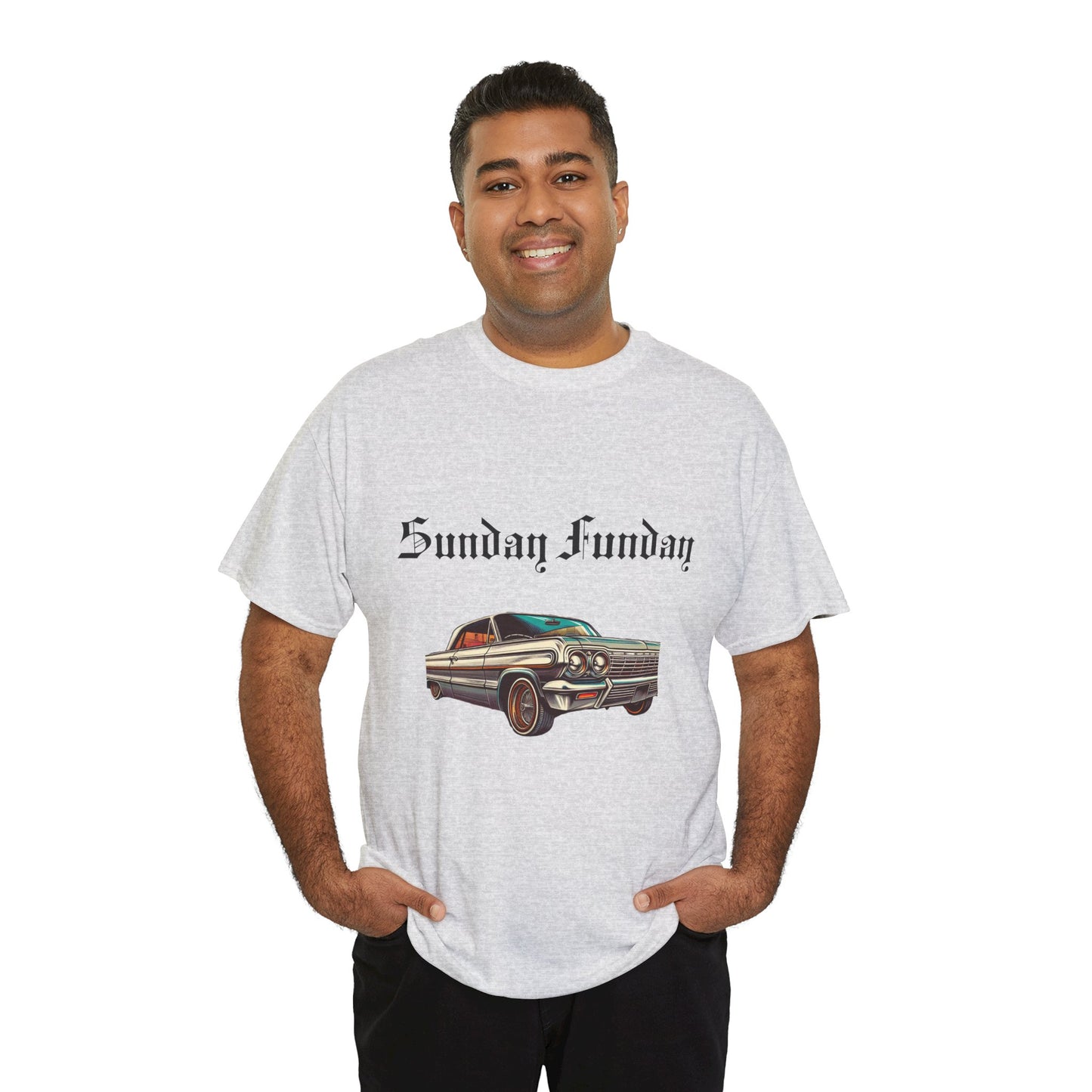 Sunday Funday Lowrider Unisex Heavy Cotton Tee