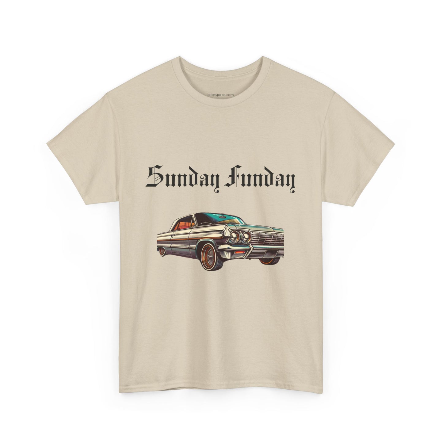 Sunday Funday Lowrider Unisex Heavy Cotton Tee