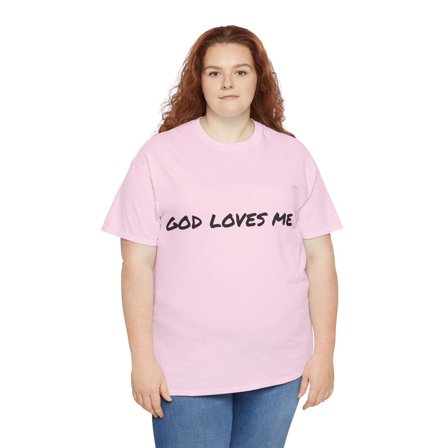 God Loves Me Unisex Heavy Cotton Tee