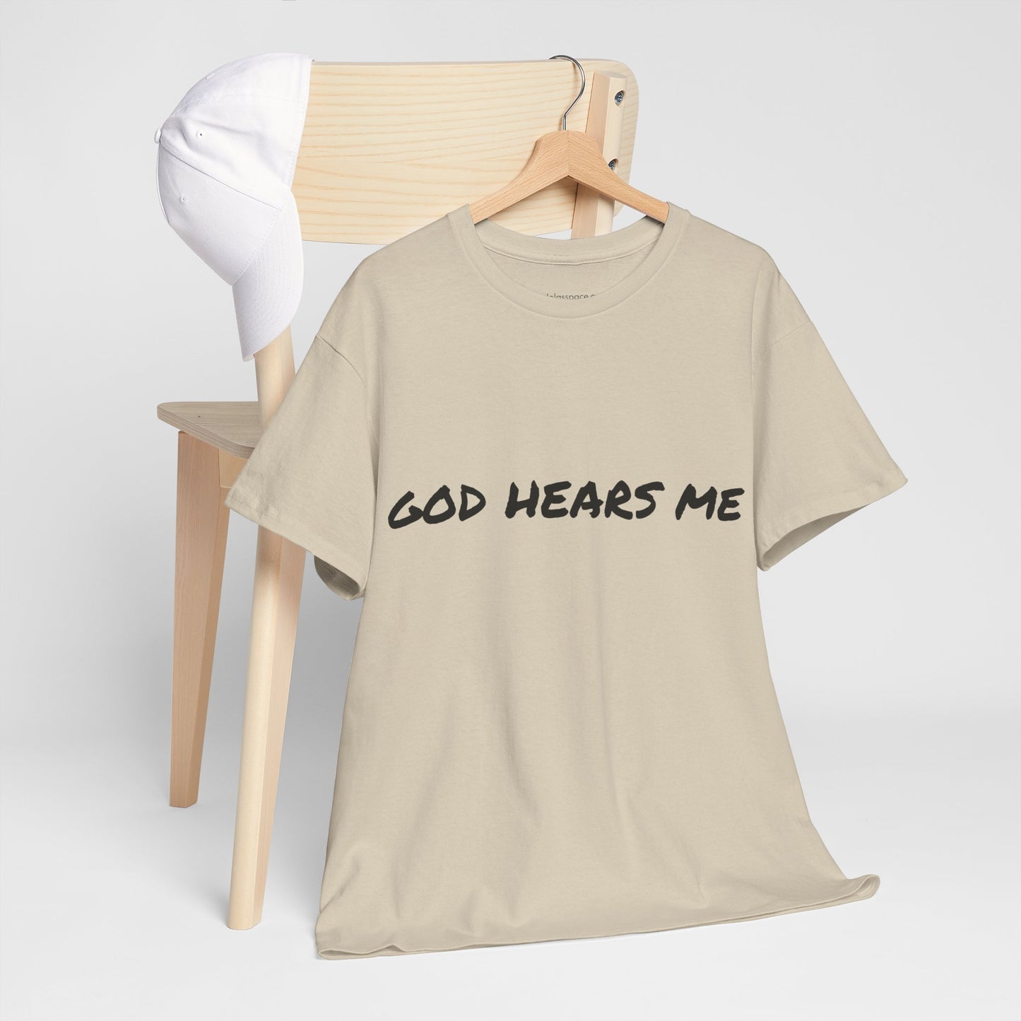 God Hears Me Unisex Heavy Cotton Tee