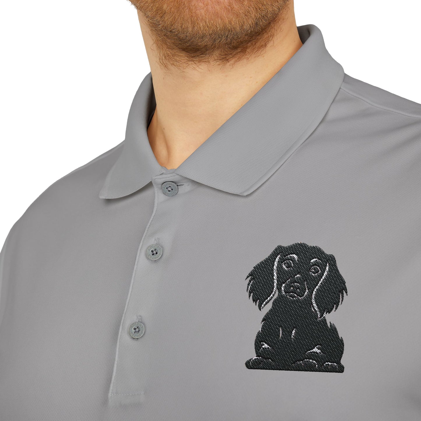 adidas Performance Polo Shirt - Lola's Space Design, Unisex