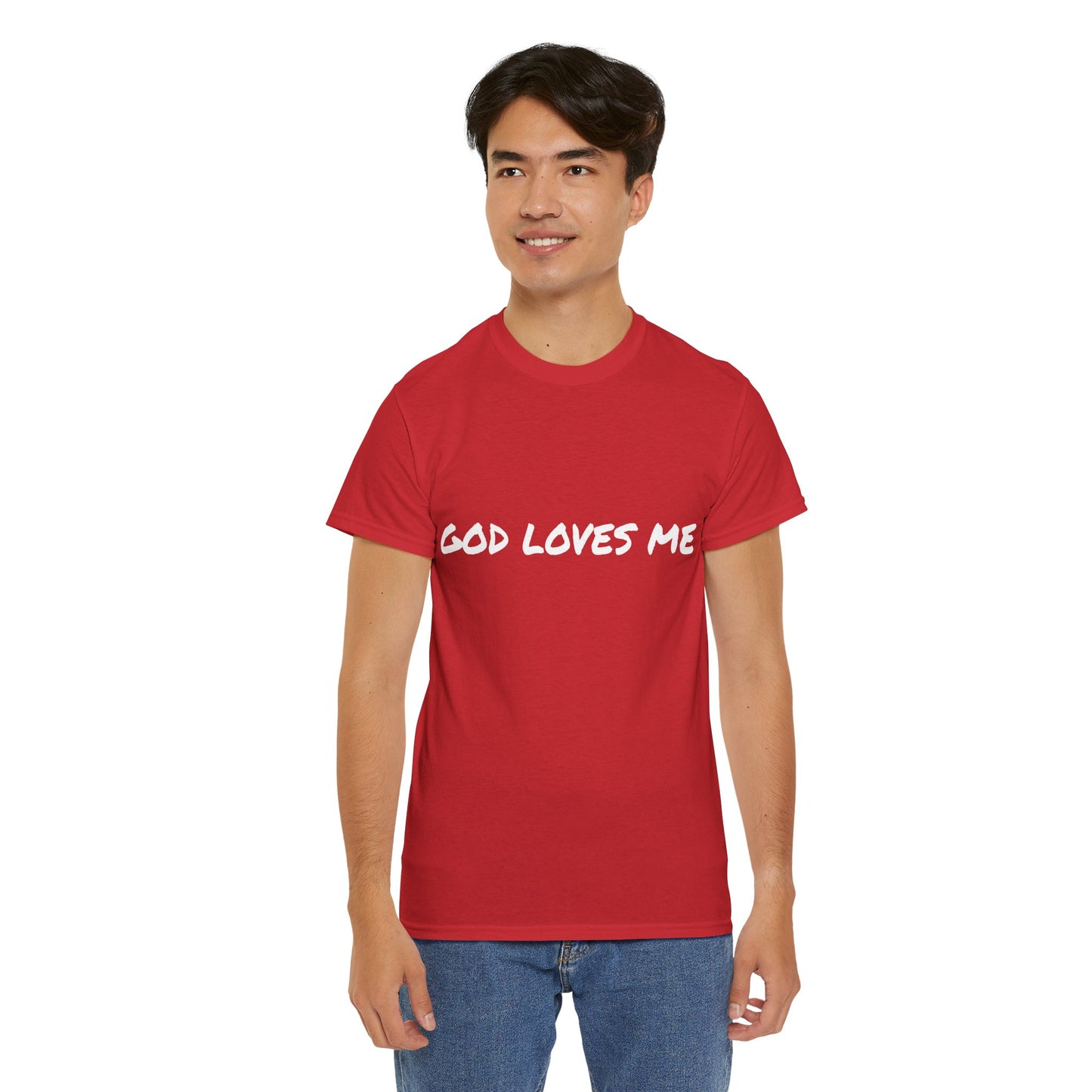 God Loves Me Unisex Heavy Cotton Tee