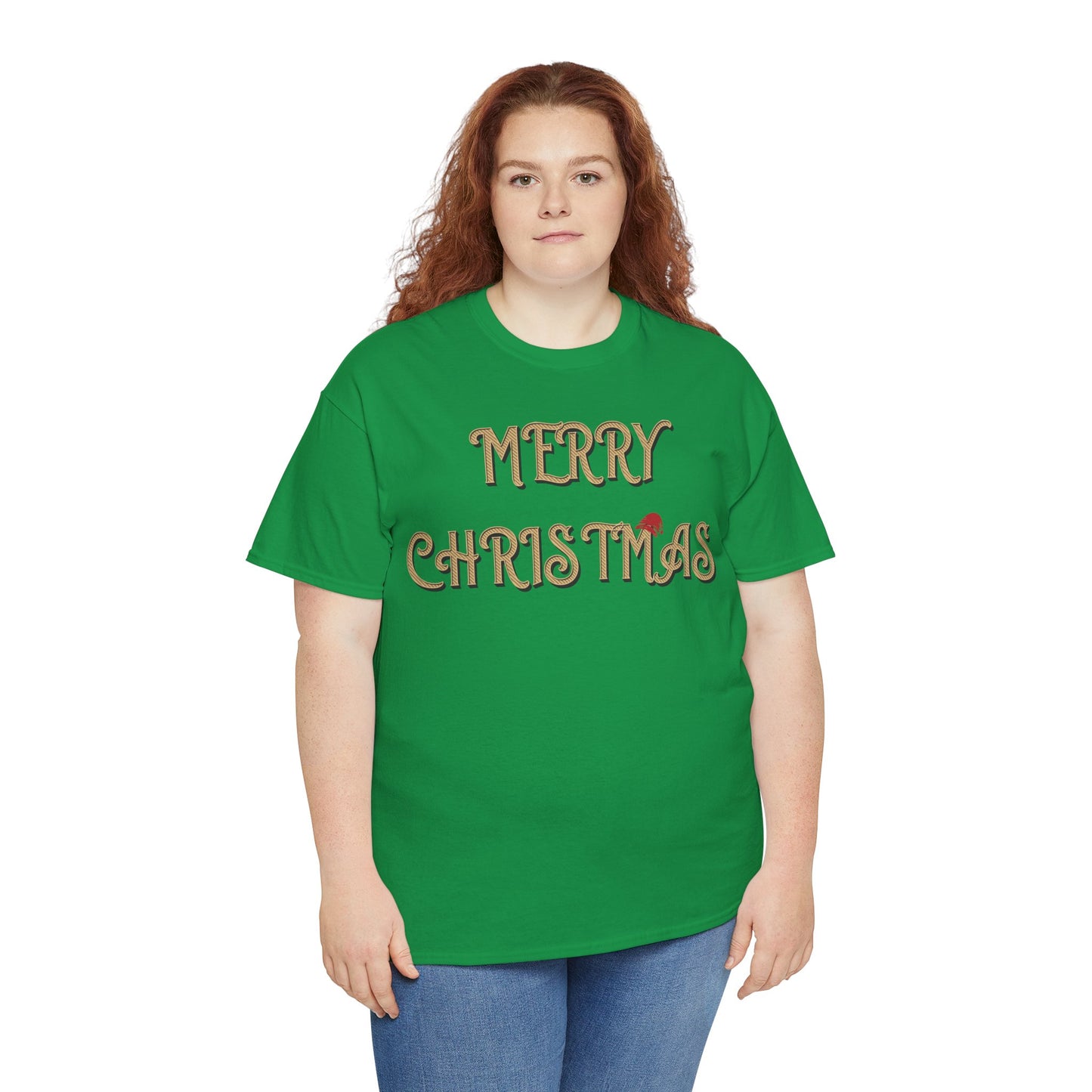 Merry Christmas Unisex Heavy Cotton Tee