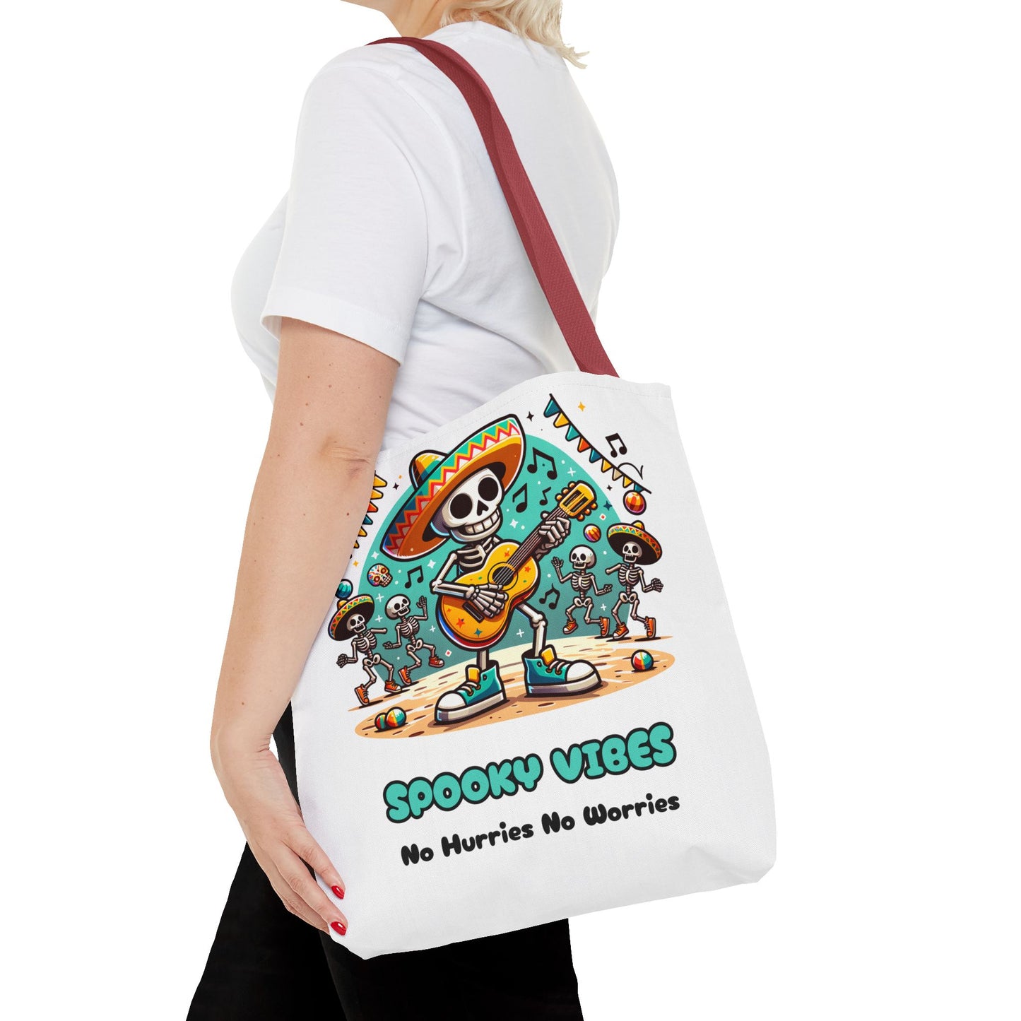 Spooky Vibes Tote Bag – Halloween Gothic Carryall