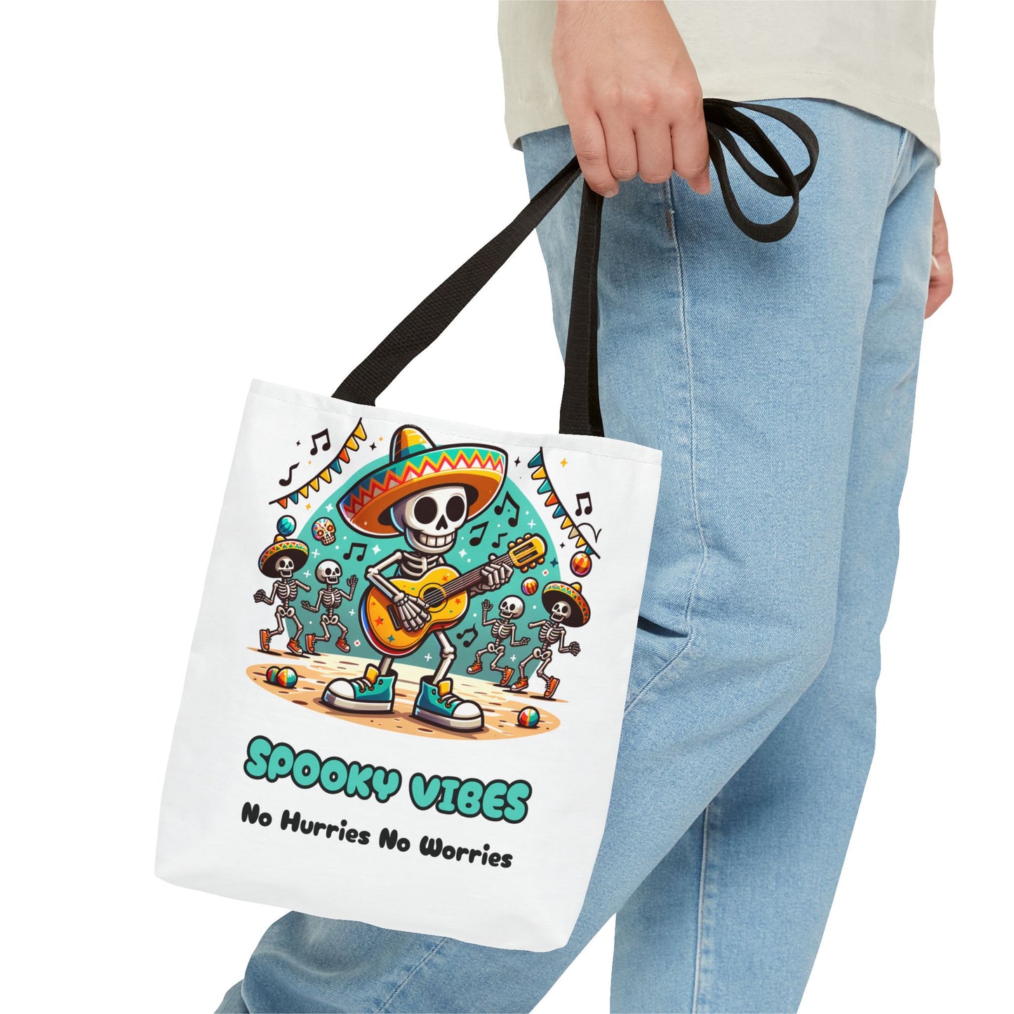 Spooky Vibes Tote Bag – Halloween Gothic Carryall