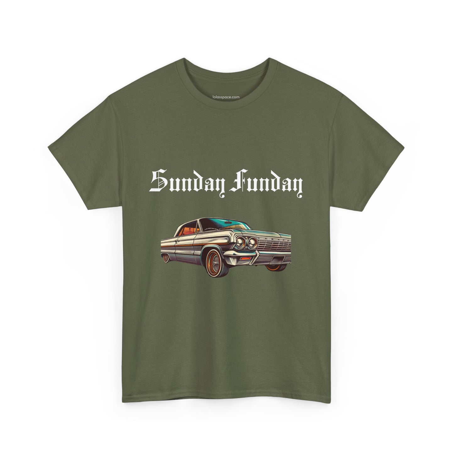 Sunday Funday Lowrider Unisex Heavy Cotton Tee