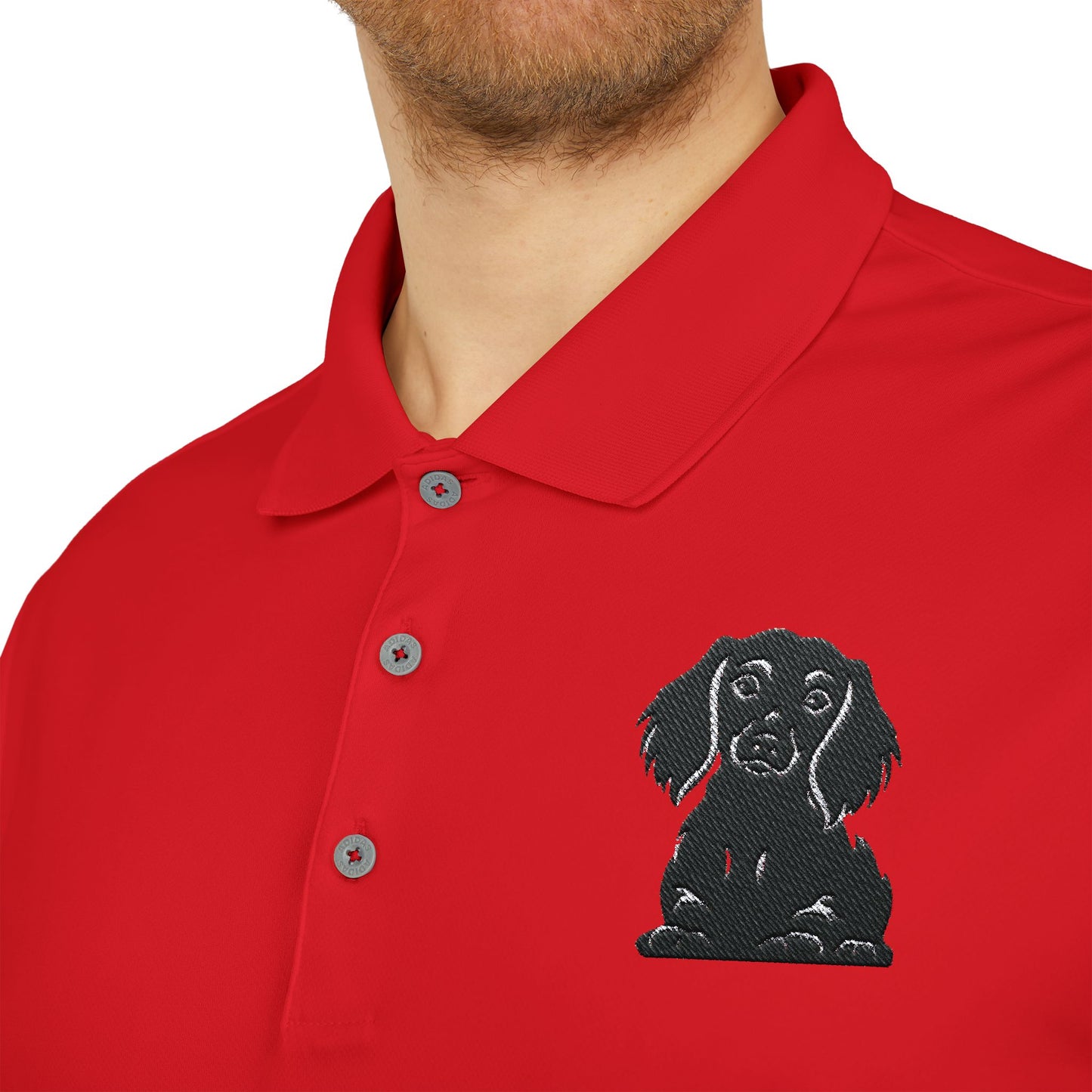 adidas Performance Polo Shirt - Lola's Space Design, Unisex